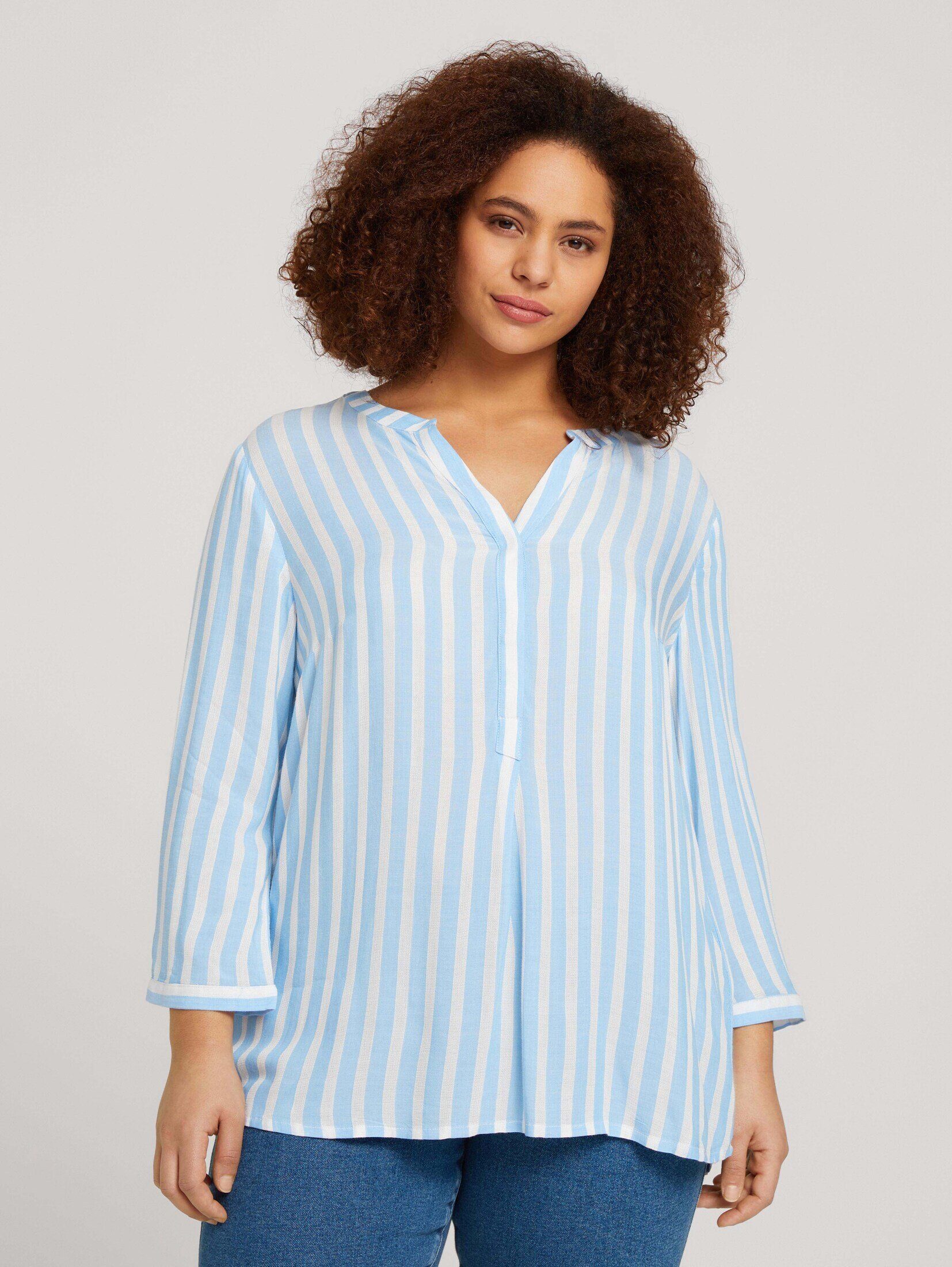 TOM TAILOR PLUS Langarmbluse Plus Size günstig online kaufen