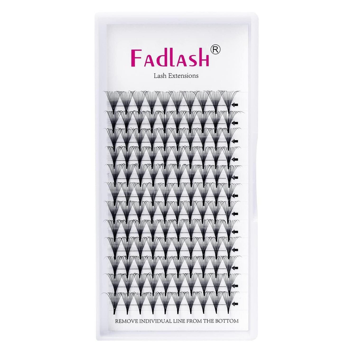 LuxusKollektion Einzelwimpern Wimpernverlängerung 12D 0.07mm D-Curl 13mm Schwarz