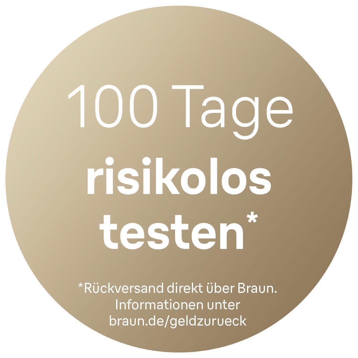 Braun Epilierer Silk-épil Kopf Wet Flex & mit 40 Pinzetten breiter Dry-Epilation, 9-005, 9 kabellose