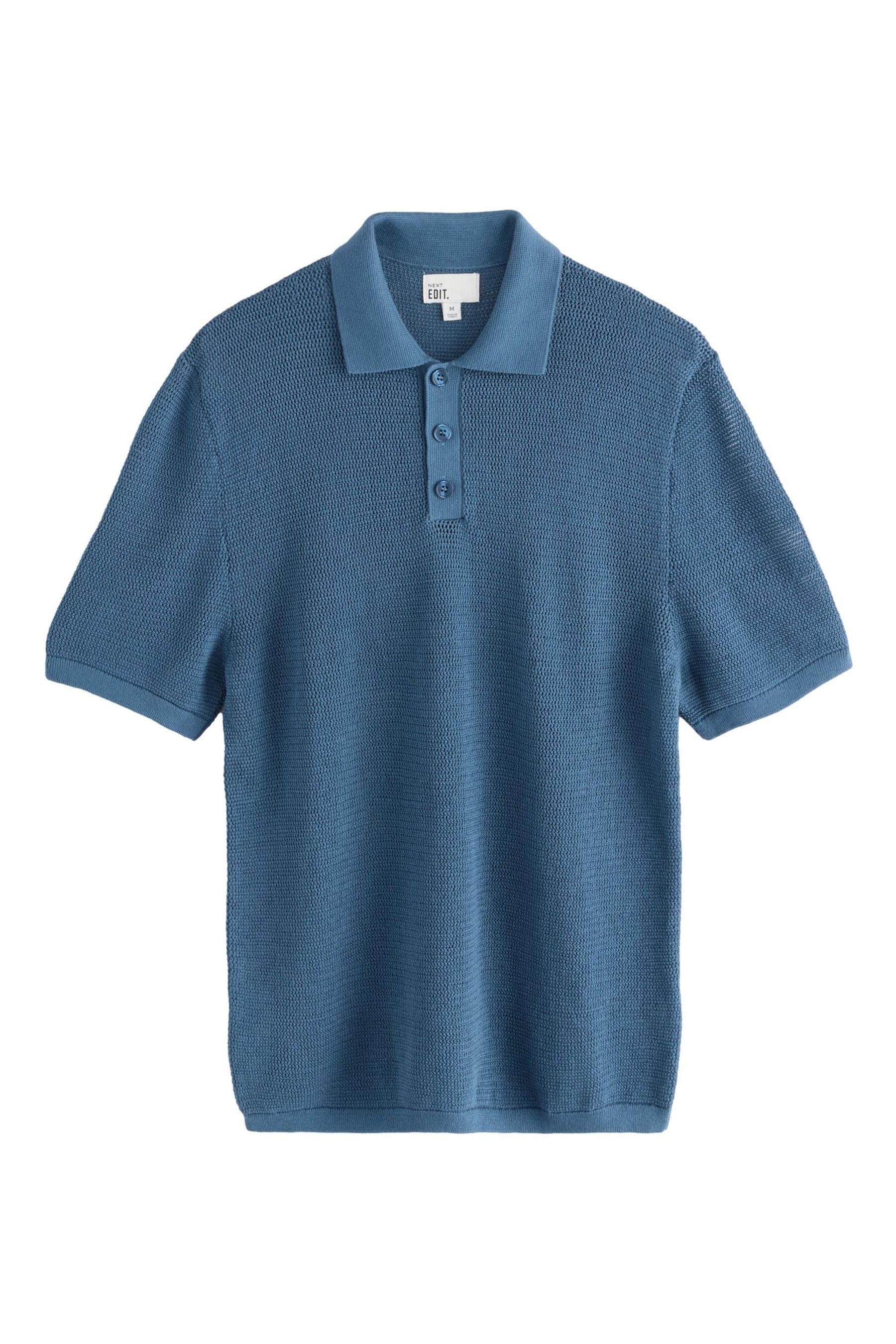 Next Poloshirt EDIT Regular Fit Offenes Strick-Polohemd (1-tlg)