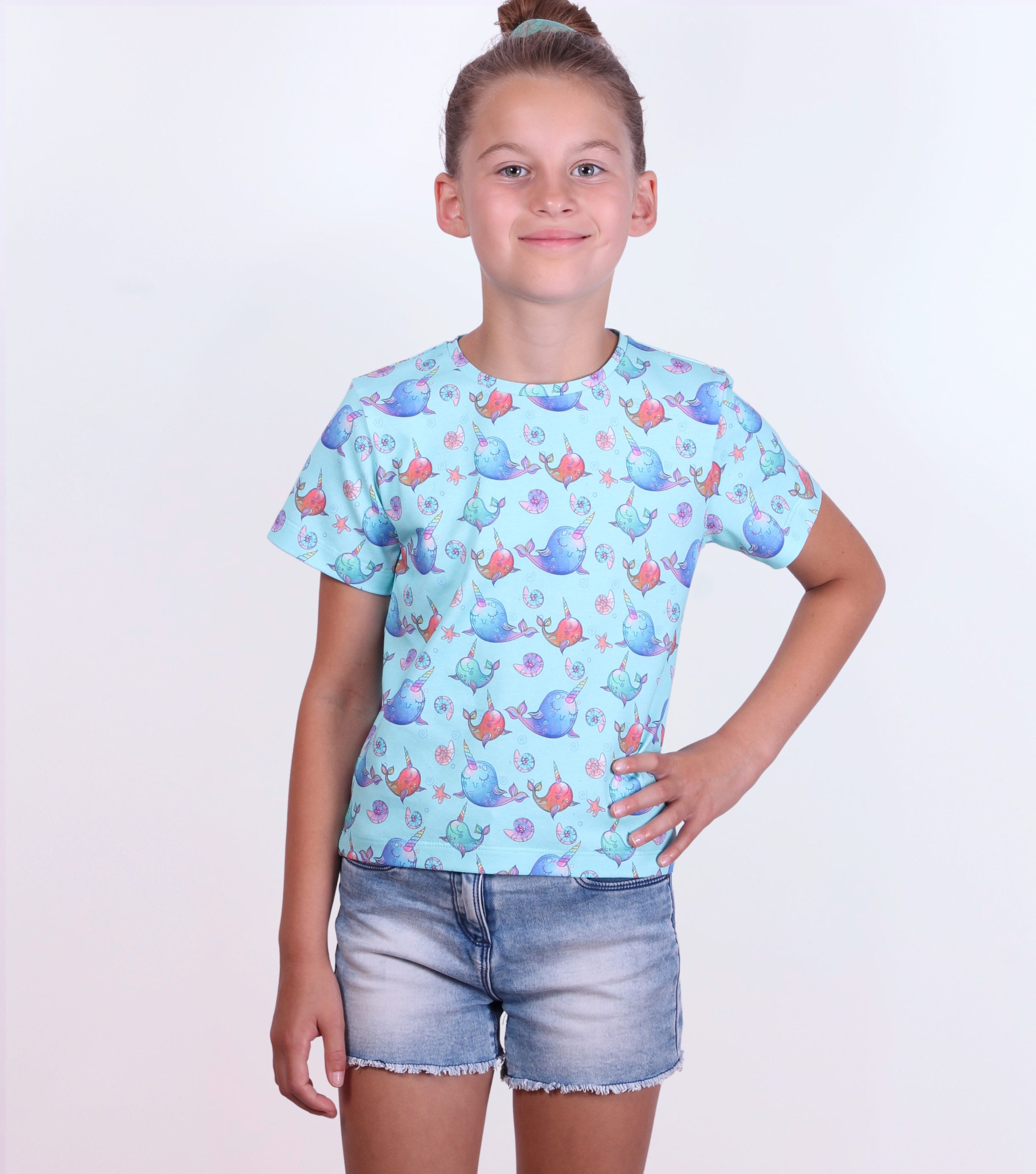 T-Shirt Mädchen Kurzarmshirt