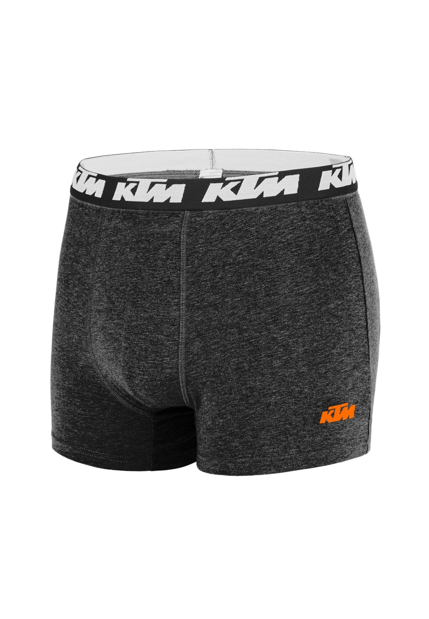 KTM Boxershorts Pack X2 Man / (2-St) Orange Cotton Dark Boxer Grey