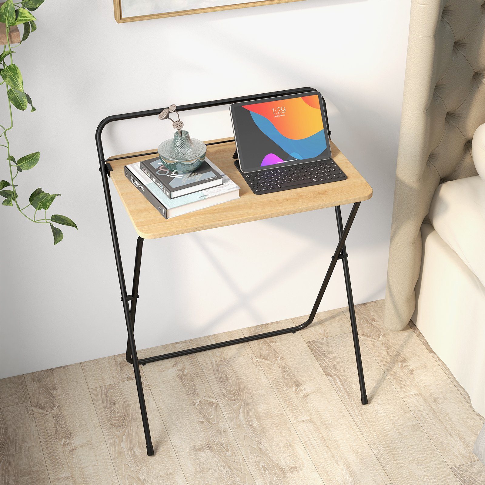 COSTWAY Computertisch, 60cm Schreibtisch Klappbar, mit günstig online kaufen