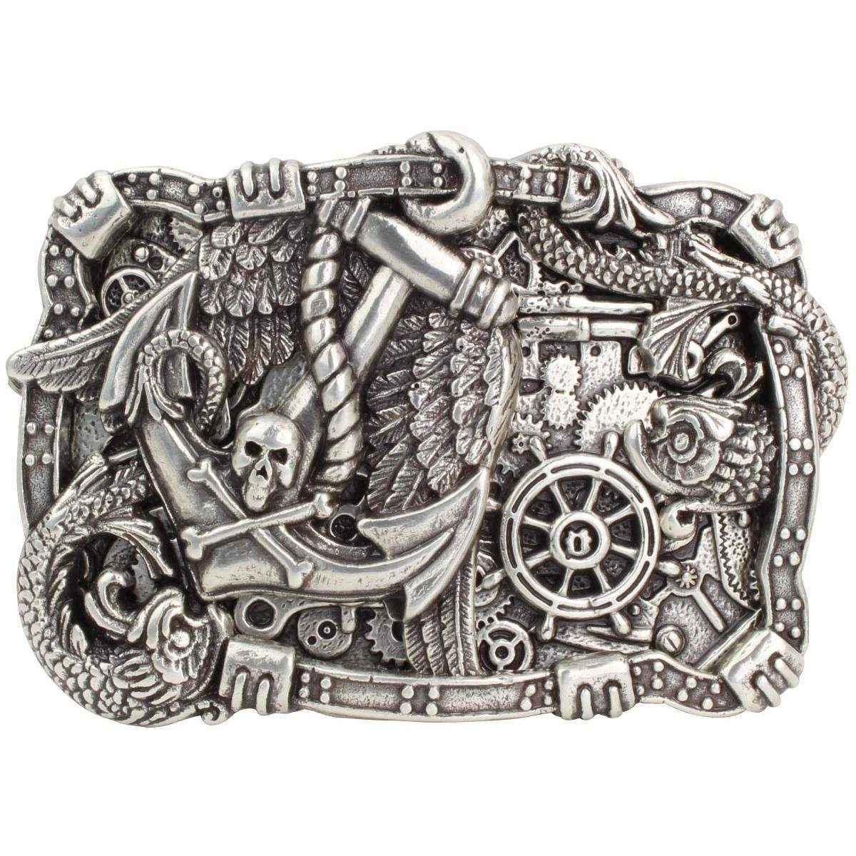 BELTINGER Gürtelschnalle The Marines World 4,0 cm - Buckle Wechselschließe Gürtelschließe 40mm (1-St)