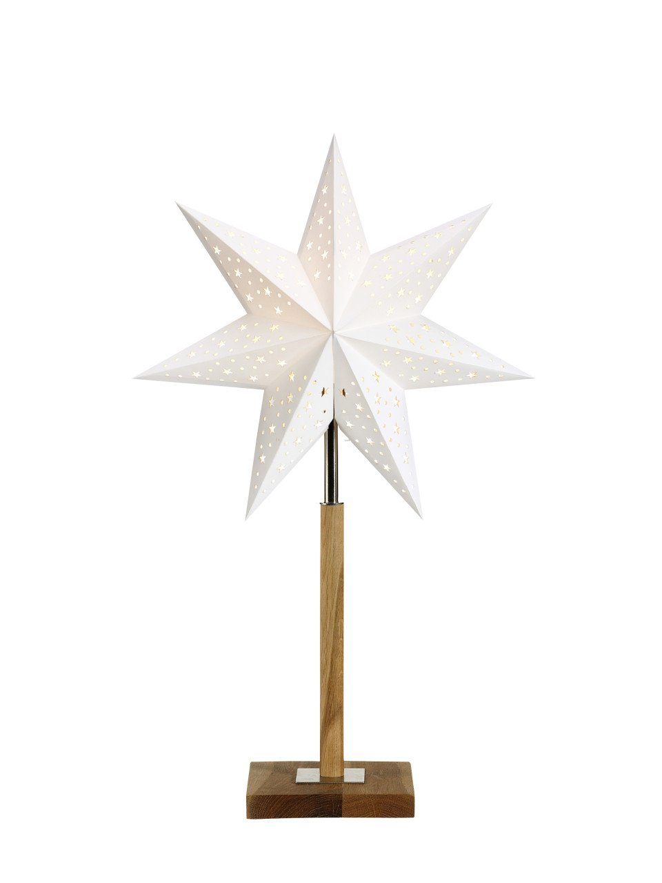 Markslöjd Dekofigur Markslöjd SOLVALLA MINI Standstern weiß 55 x 18 x