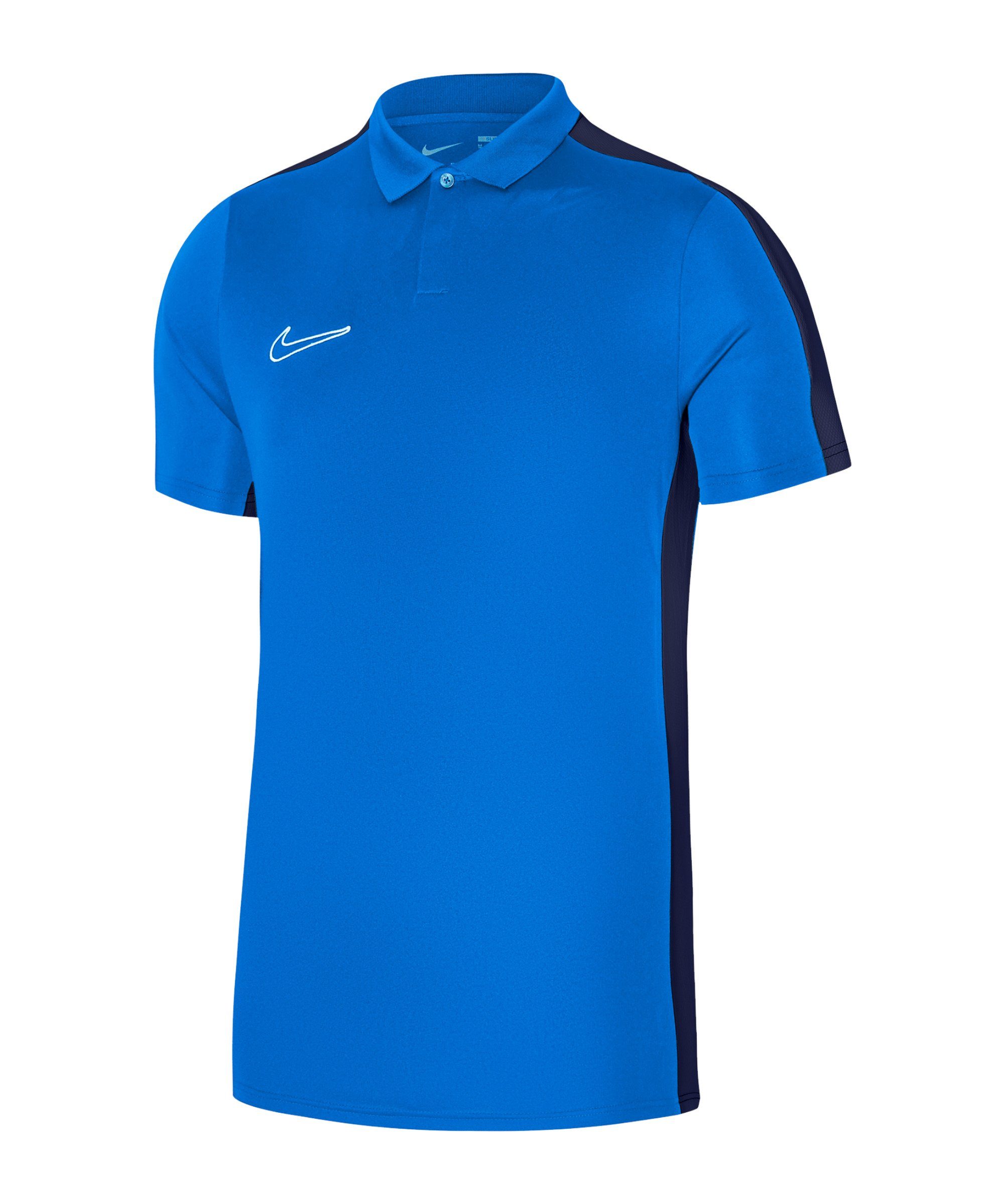 Nike T-Shirt Academy 23 Poloshirt default dunkelblaublauweiss