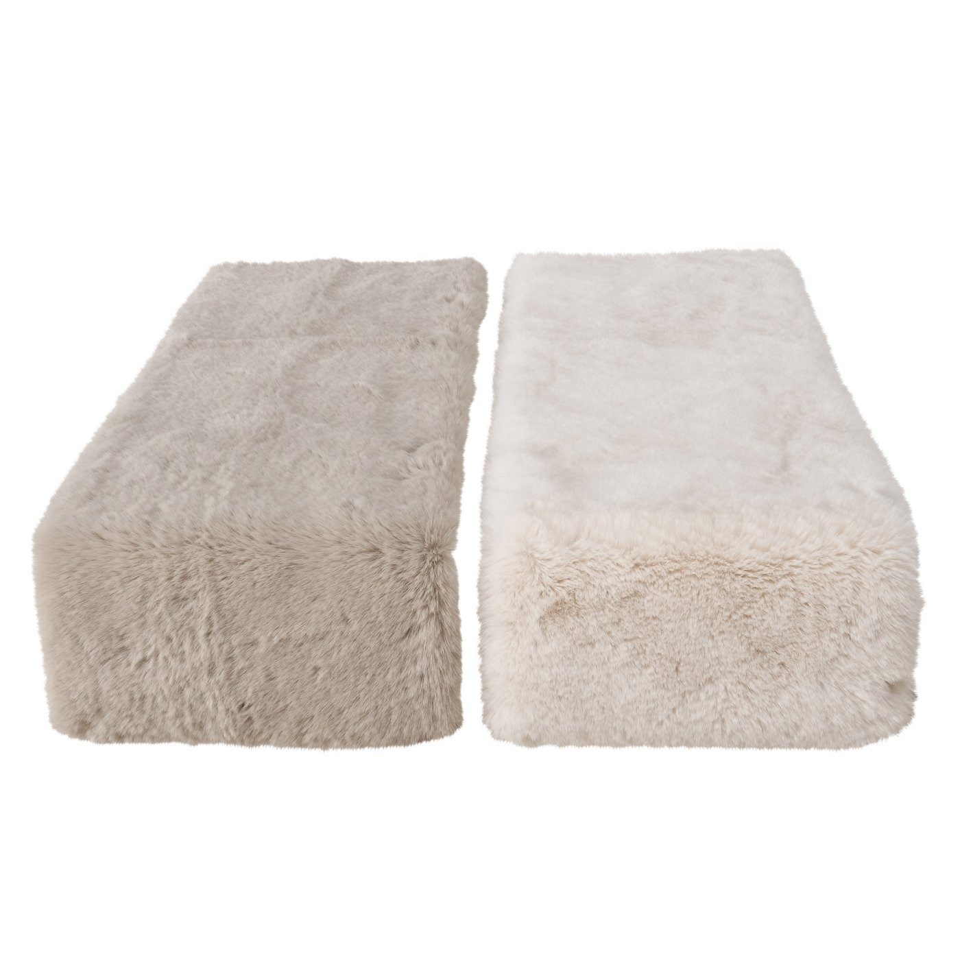 BOLTZE Вузькі скатертини Вузькі скатертини Liz, 1 Stück, Cremeweiß oder Hellbraun, 140 cm lang