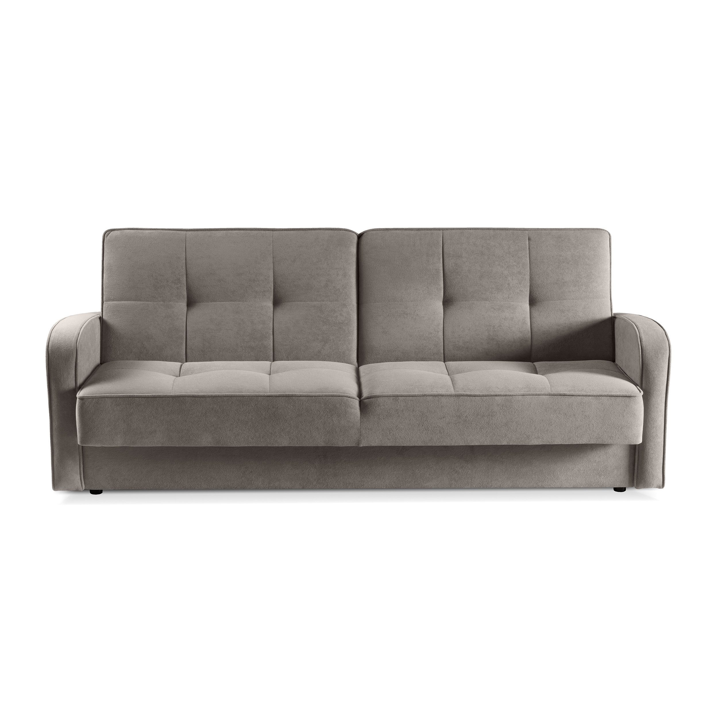 Beautysofa Schlafsofa PAVO 3-Sitzer mit Armlehnen, mit Bettfunktion und Bettkasen – Bild 5 von 5