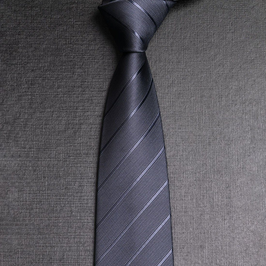 Mnöpf Krawatte Gestreifte Krawatte, Herrenkrawatte, für Hemden und Anzüge,  1 Stk