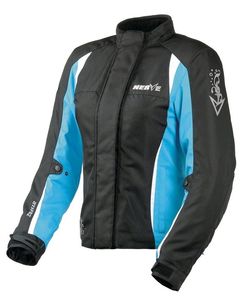 Unique NERVE blau Motorradjacke