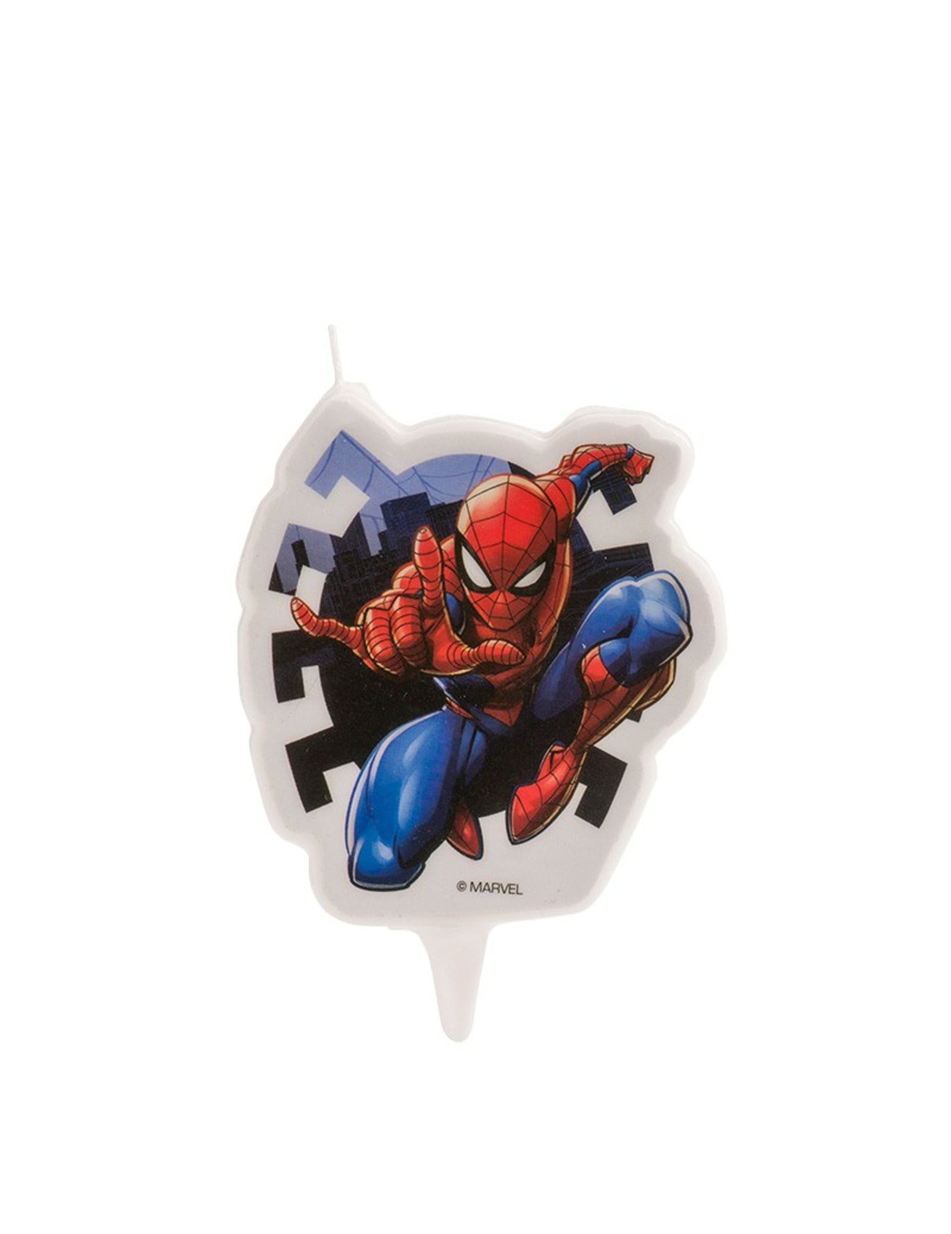 deKora Kostüm Geburtstagskerze Spiderman 7,5 cm
