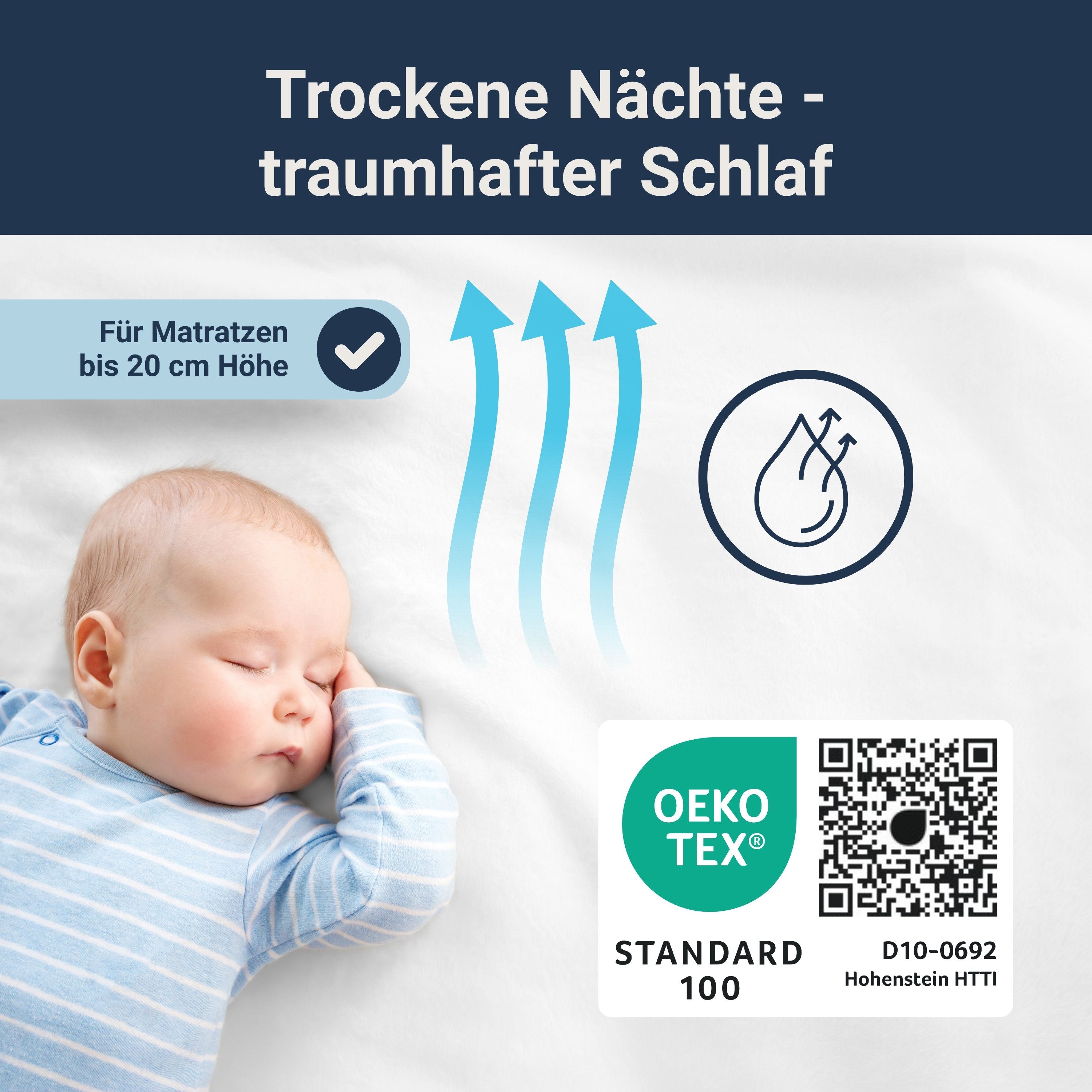 Betten-ABC Bettlaken Spannbetttuch für Kinder von Betten-ABC, 100% Baumwolle, 70x140 cm