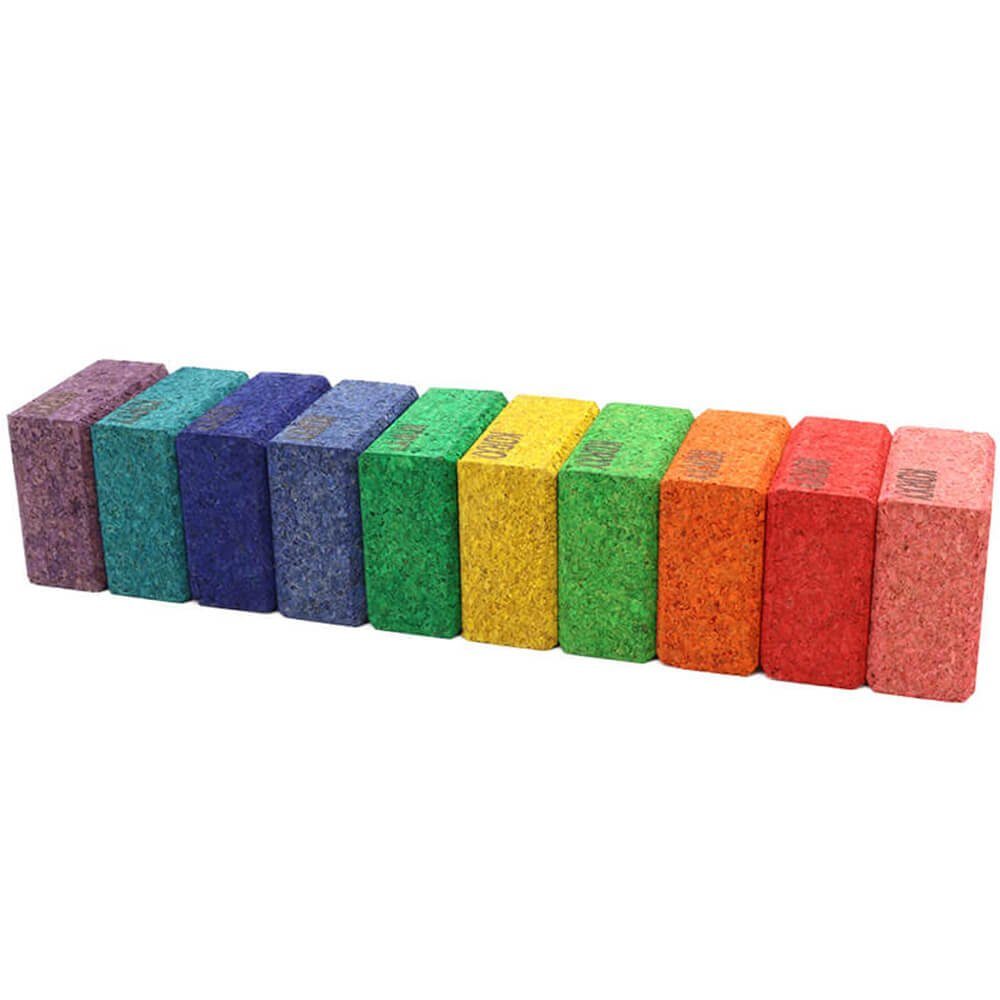 KORXX Korxx farbige Quadrate 10Stk. Spielbausteine