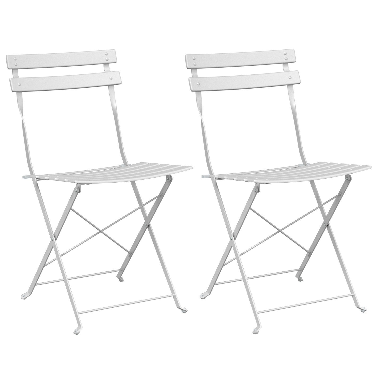 vidaXL Gartenstuhl Gartenstühle 2 Stk. Klappbar günstig online kaufen