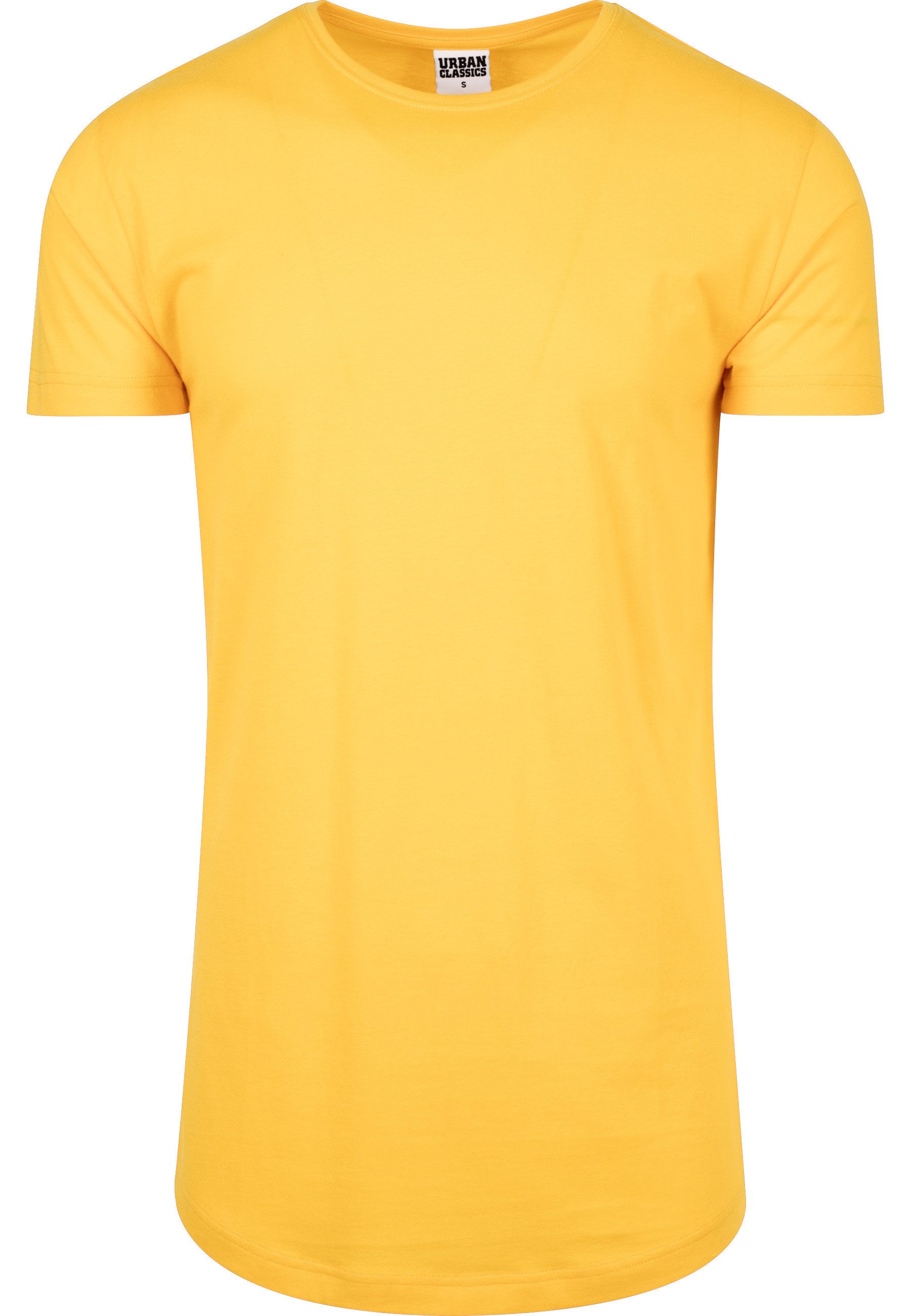 URBAN CLASSICS Kurzarmshirt Urban Classics Herren Shaped Long Tee (1-tlg)