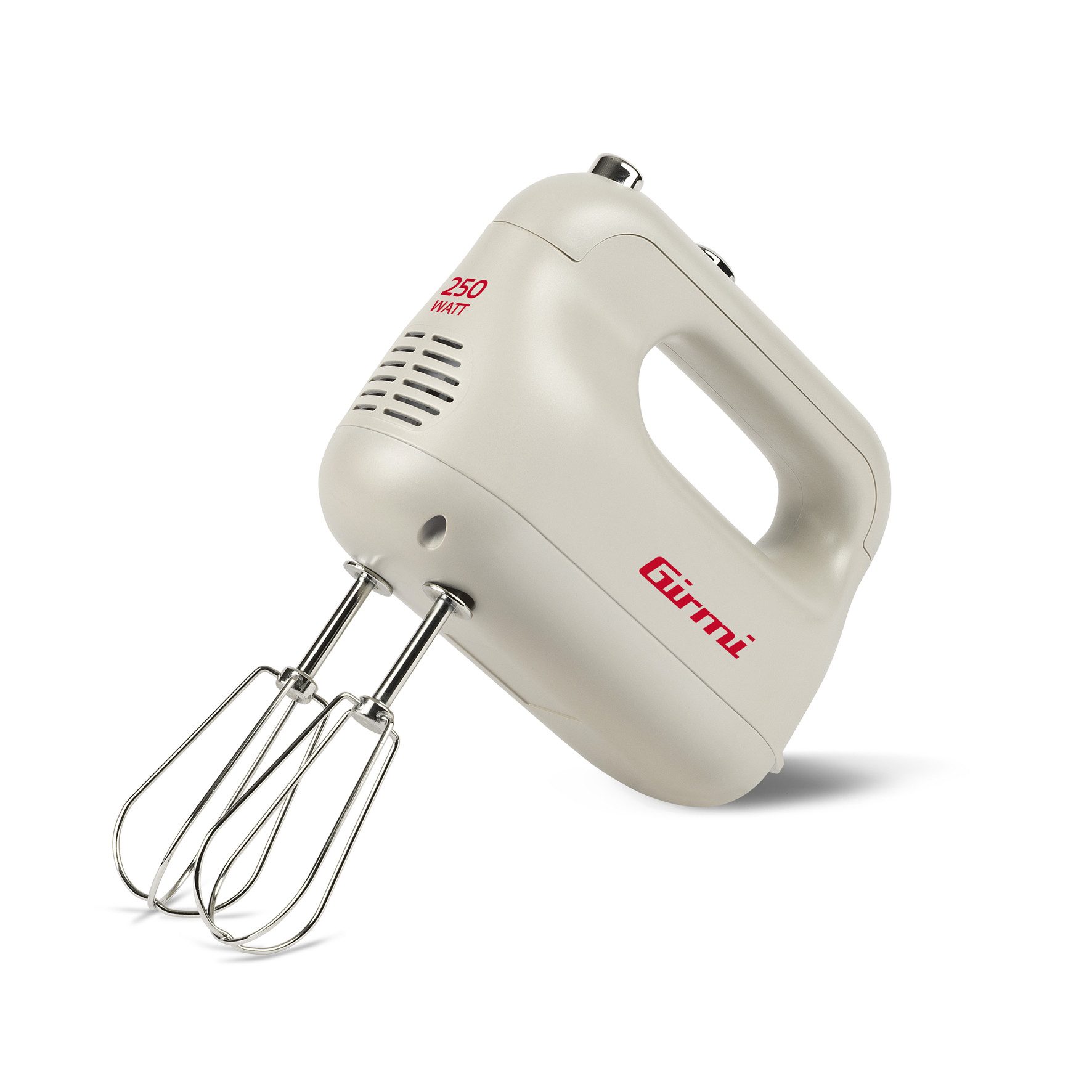 Girmi Handmixer SB43 Handrührgerät, 250 W, 250 W, 5 Stufen, Edelstahl-Rührbesen & Knethaken, Auswurftaste