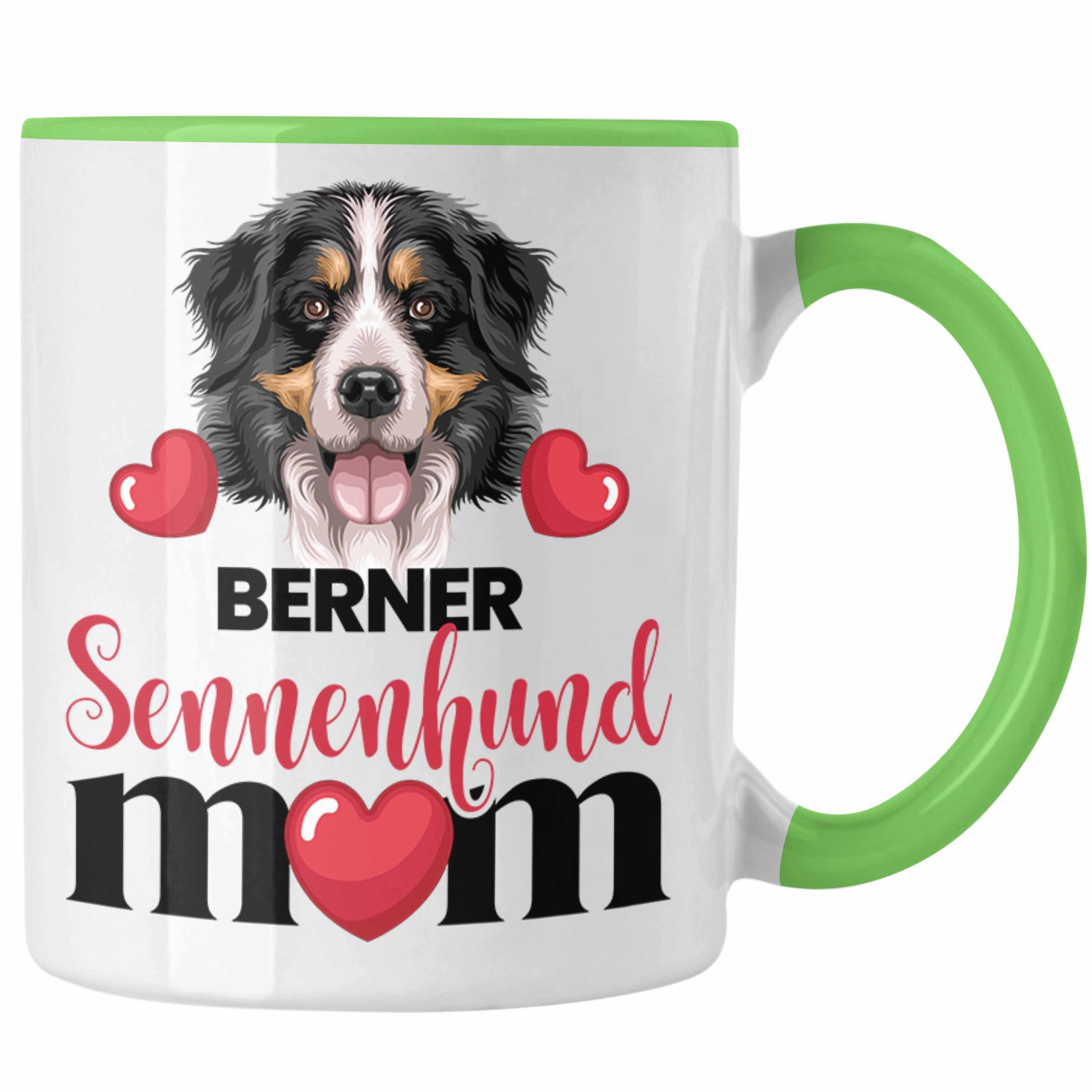 Mama Trendation Geschen Geschenk Lustiger Sennen Berner Tasse Spruch Grün Besitzer Tasse Mom