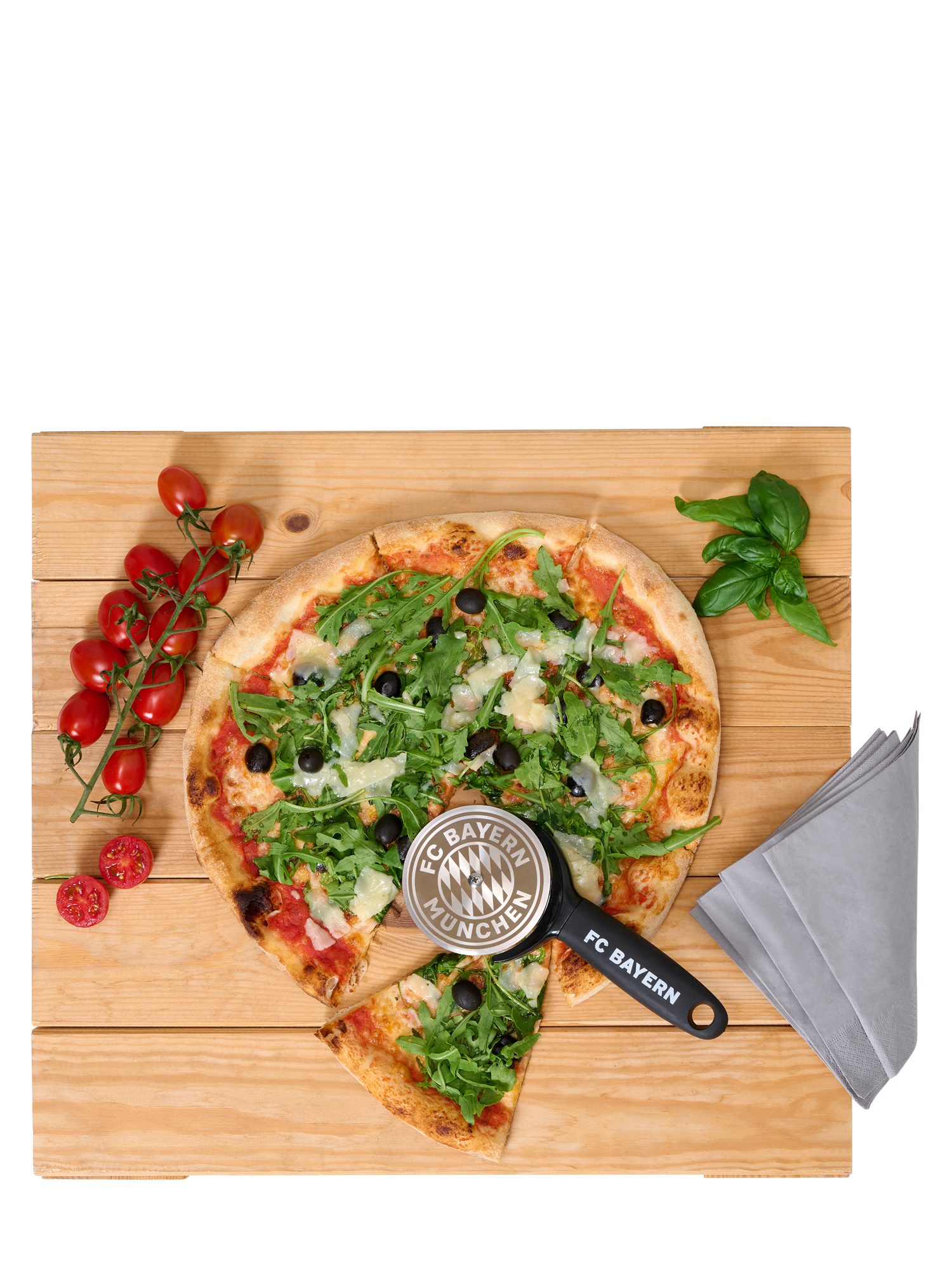 FC Bayern München Pizzaschneider FC Bayern München Pizzaschneider / Cutter (Silber) – Bild 5 von 5