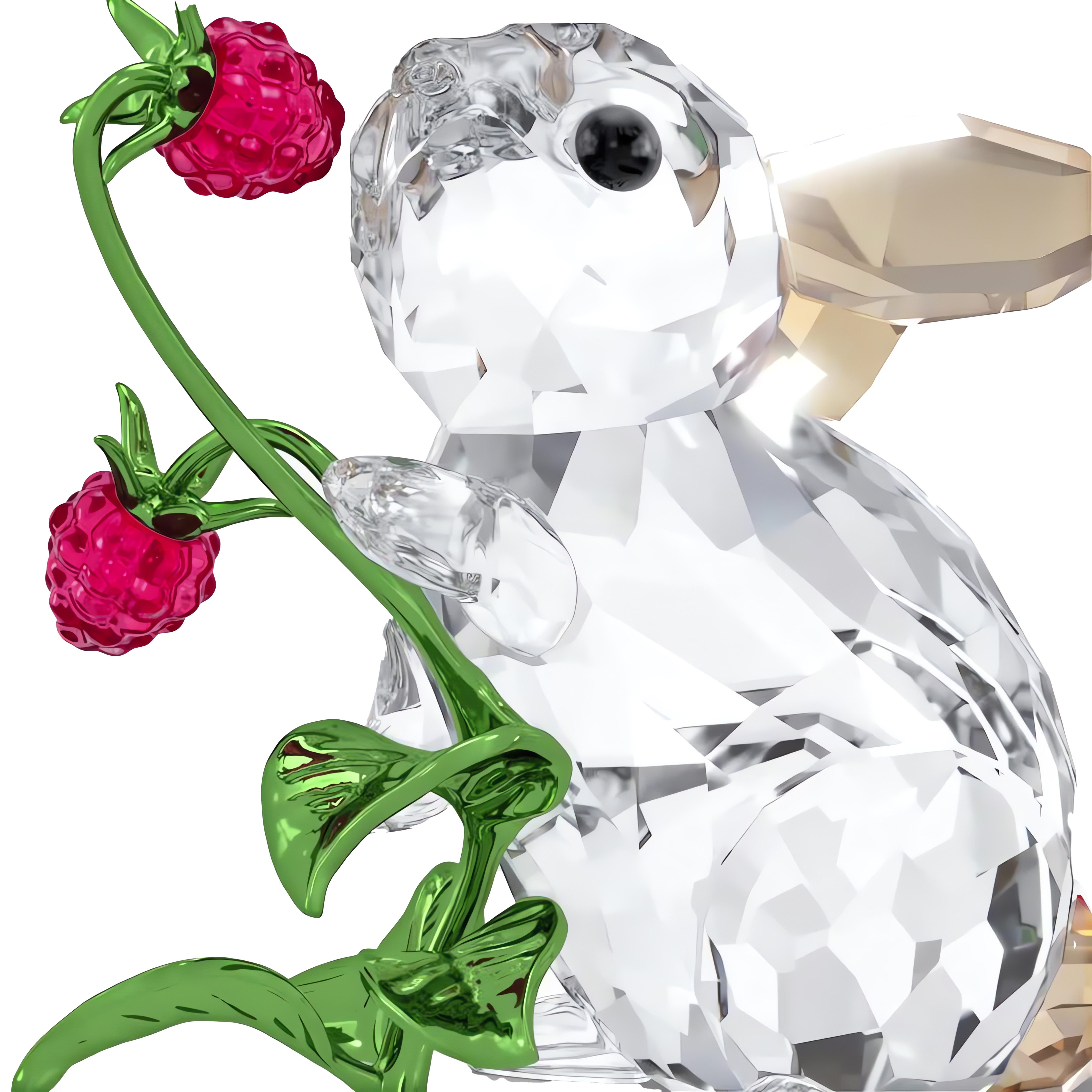 Swarovski Tierfigur Dekofigur Kristallfigur Sammelfigur Idyllia Hase und Himbeeren, (1 St)