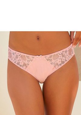 petite fleur Slip (3-St) mit leicht transparenter Jacquardspitze an den Seiten