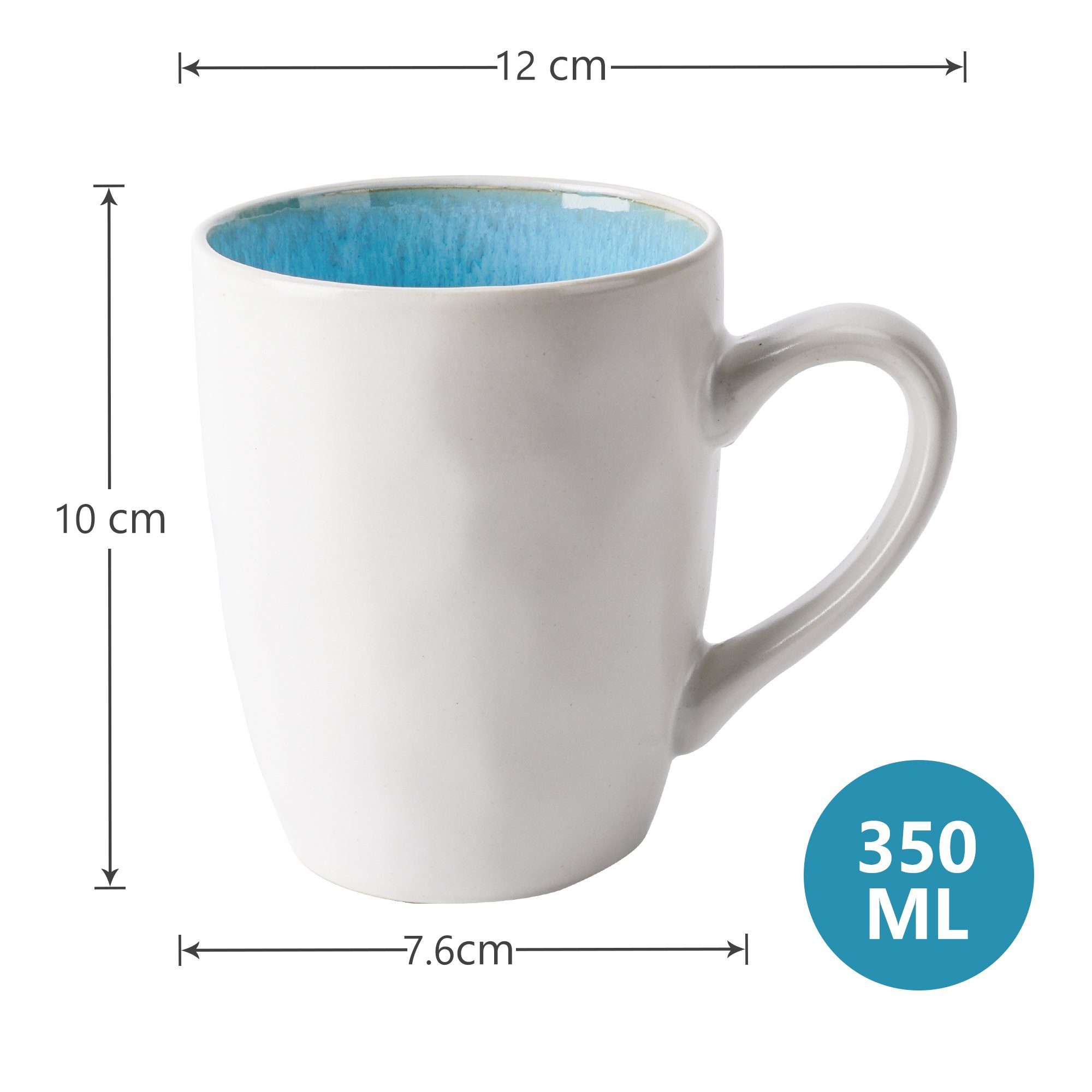 blau Set MiaMio Lumera Kollektion Kaffeetassen Tasse