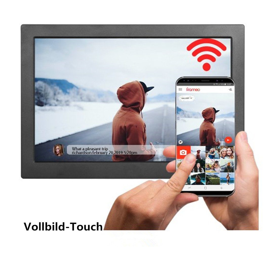 autolock 10 Zoll Digitaler Рамки WLAN 1280*800P, Elektronischer Digitaler Рамки (Bilderrahmen mit Touchscreen,Speicher Digitale Рамки Auto-Rotat)