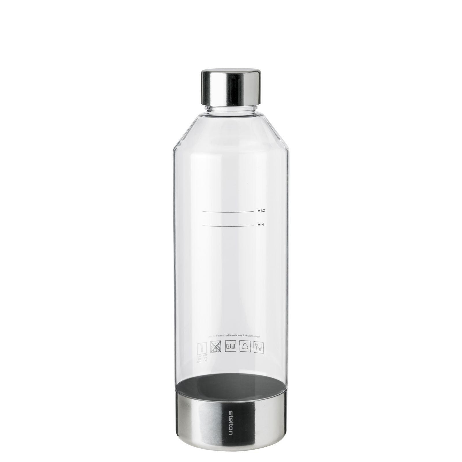 Stelton Wassersprudler Flasche, stelton Wassersprudler Flasche BRUS steel
