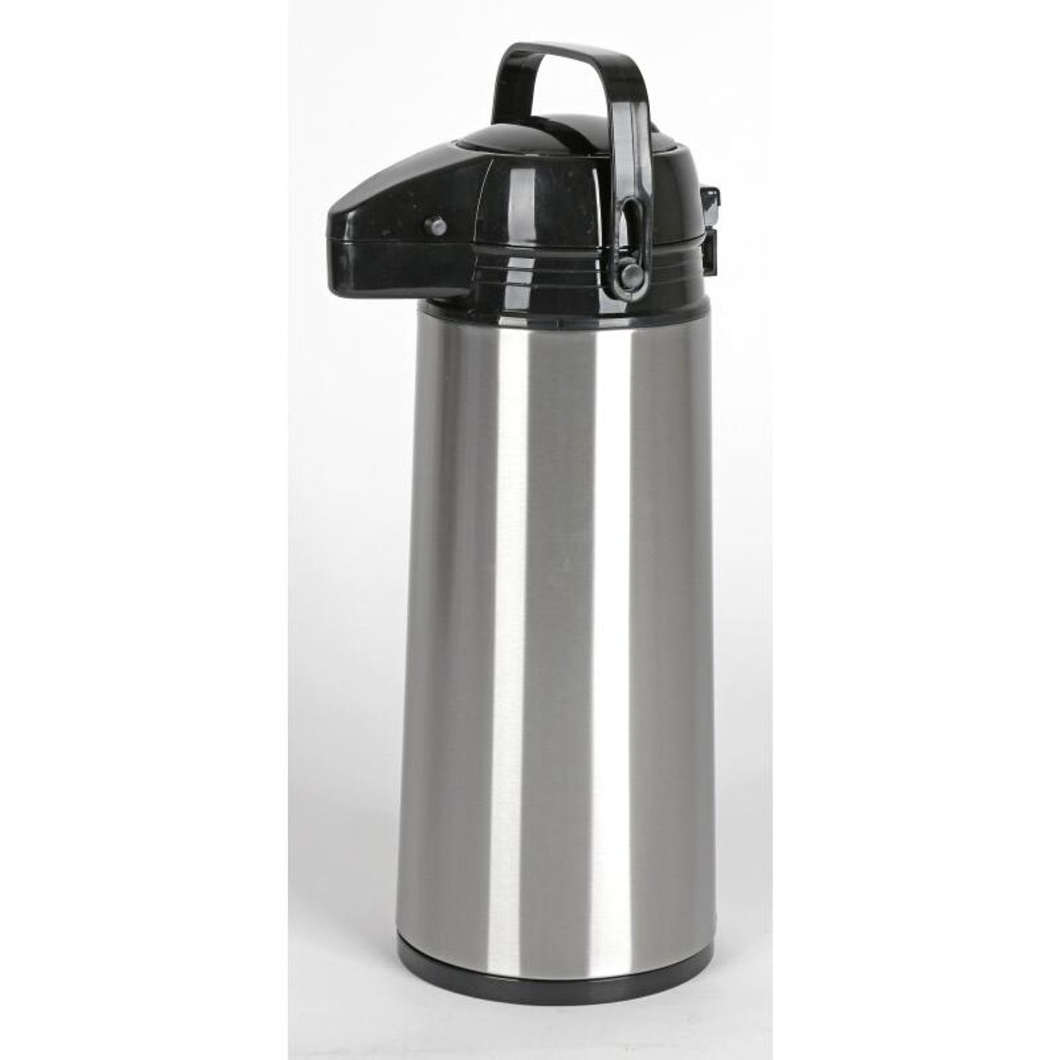 Koopman Kanne Edelstahl-Isolierkanne 1,8L Kaffee Tee mit Pumpsystem &  Tragegriff