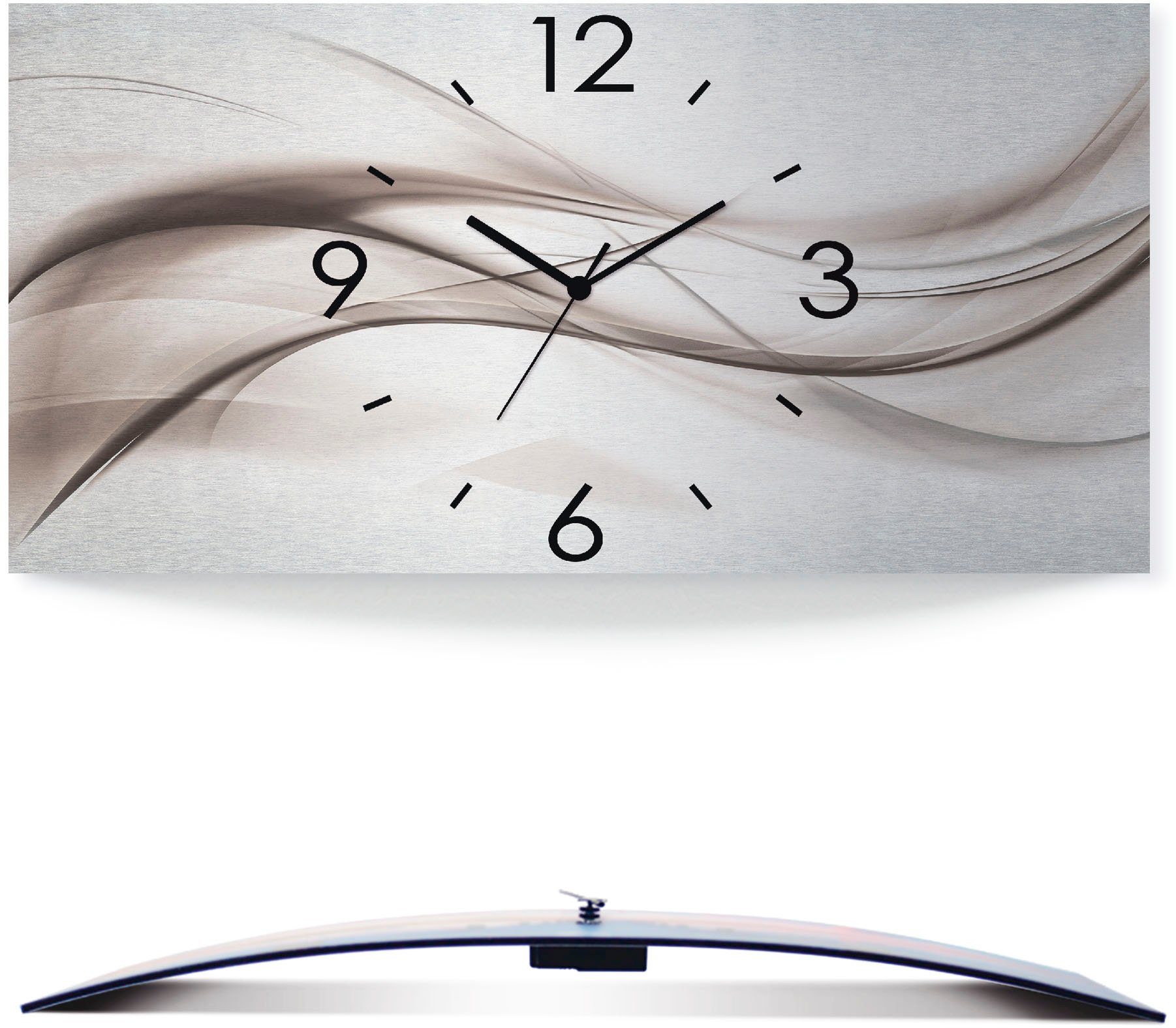 Artland Wanduhr Abstraktes Design - schöne Welle (wahlweise mit Quarz- oder günstig online kaufen