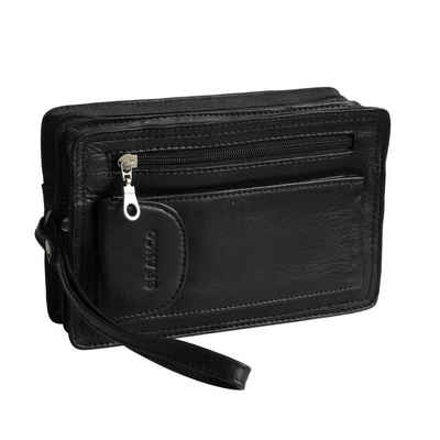 BRANCO Handgelenktasche Branco - edle Leder Herren Handgelenktasche Herrentasche Handtasche