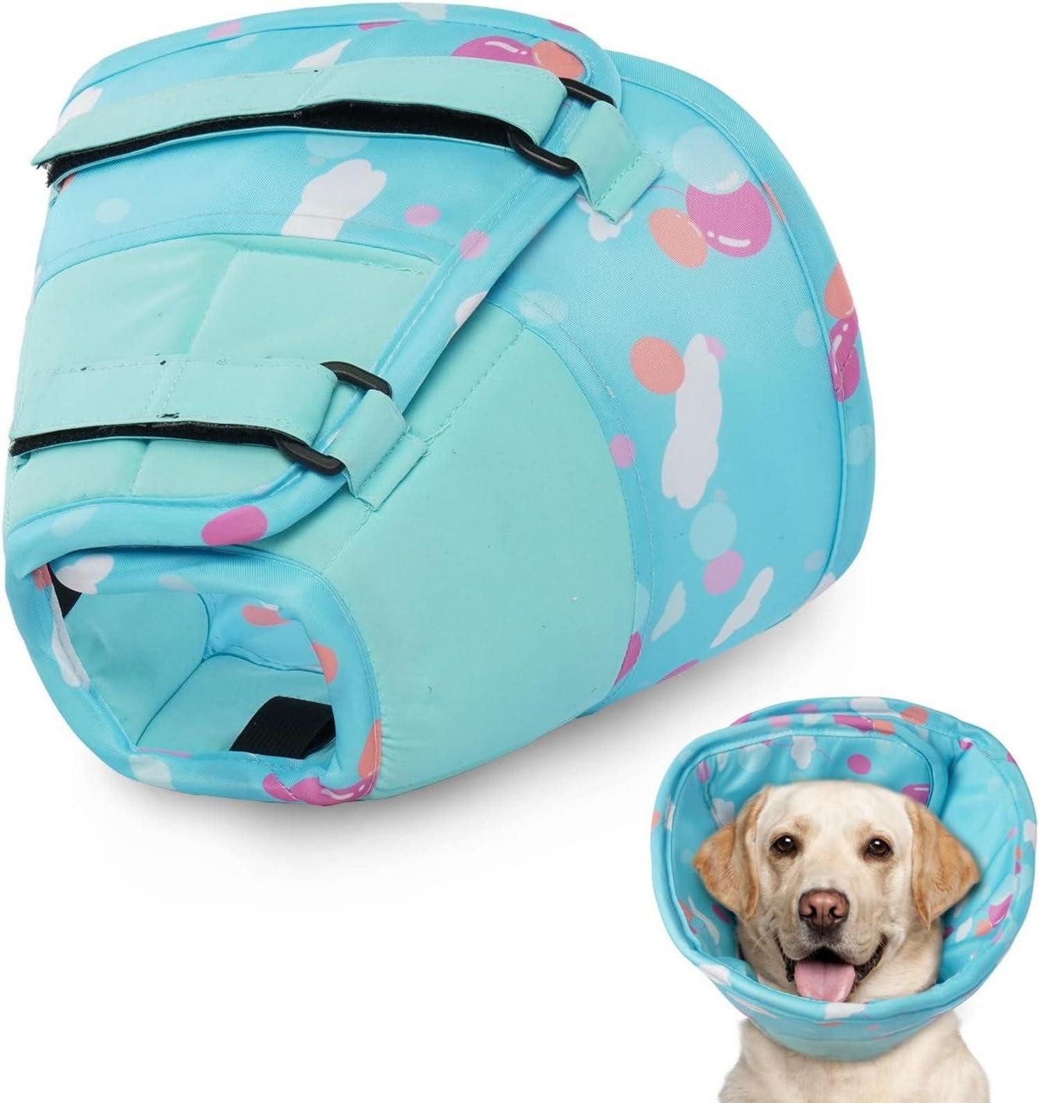 Schutzkragen Halskrause Hund Weich Leckschutz Verstellbar Schutzkragen Wasserdicht