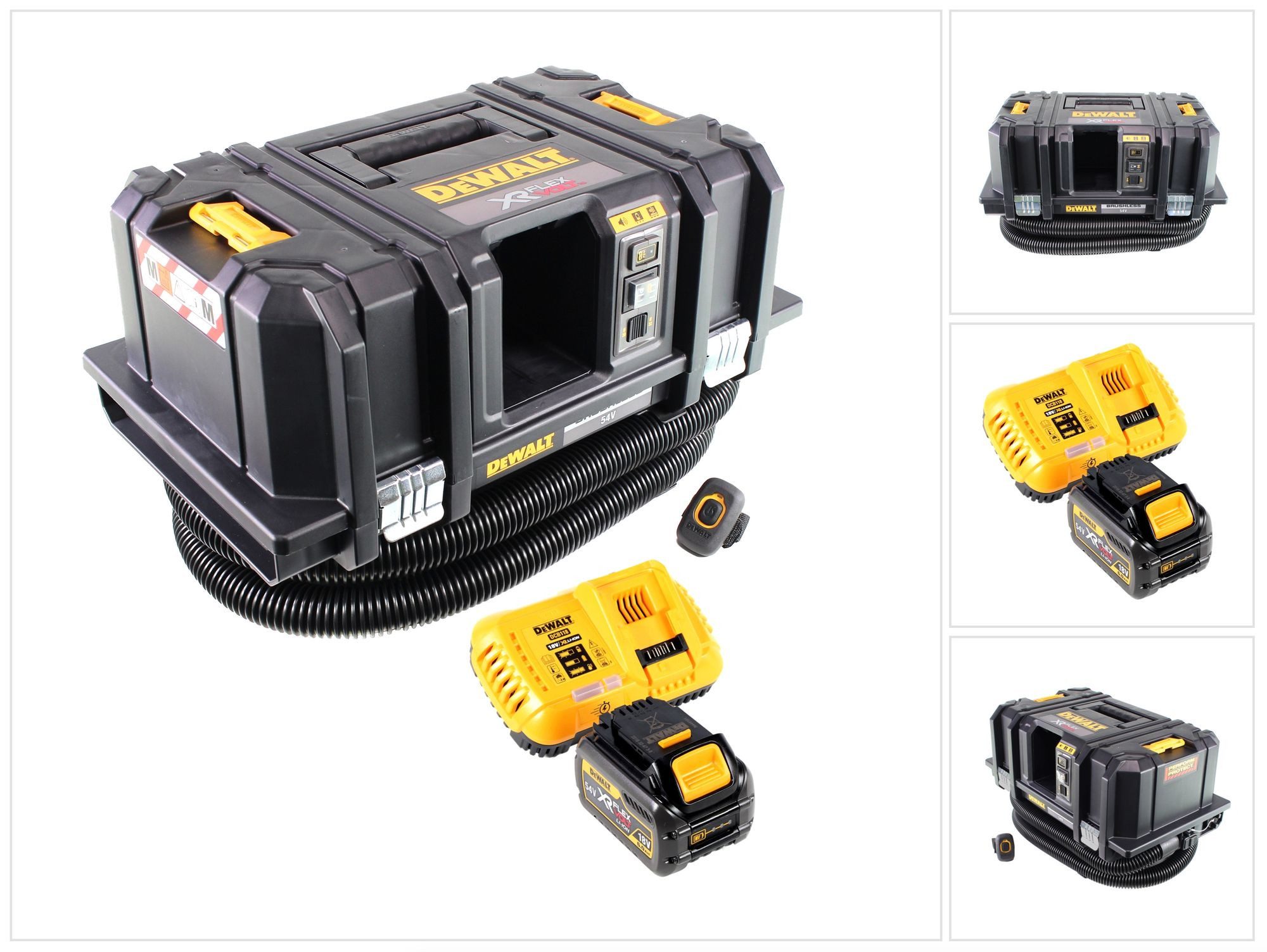 DeWalt Пылесборник DCV 586 MT1 Akku Nass- und Trockensauger 54 V 11 L Brushless + 1x Akk