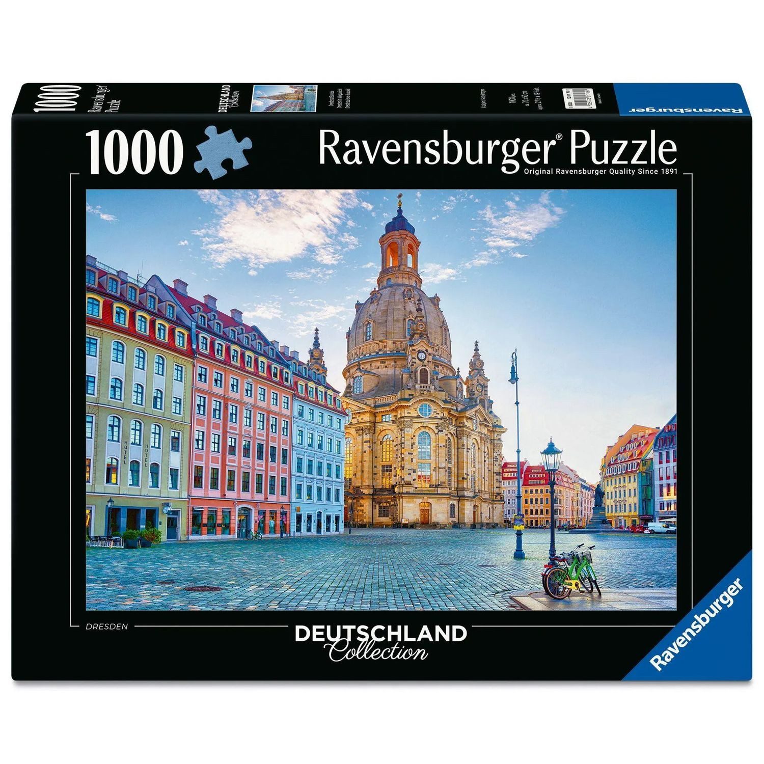 Ravensburger Puzzle Erwachsenenpuzzle 1000 Teile - Dresden im Morgenlicht, 1000 Puzzleteile
