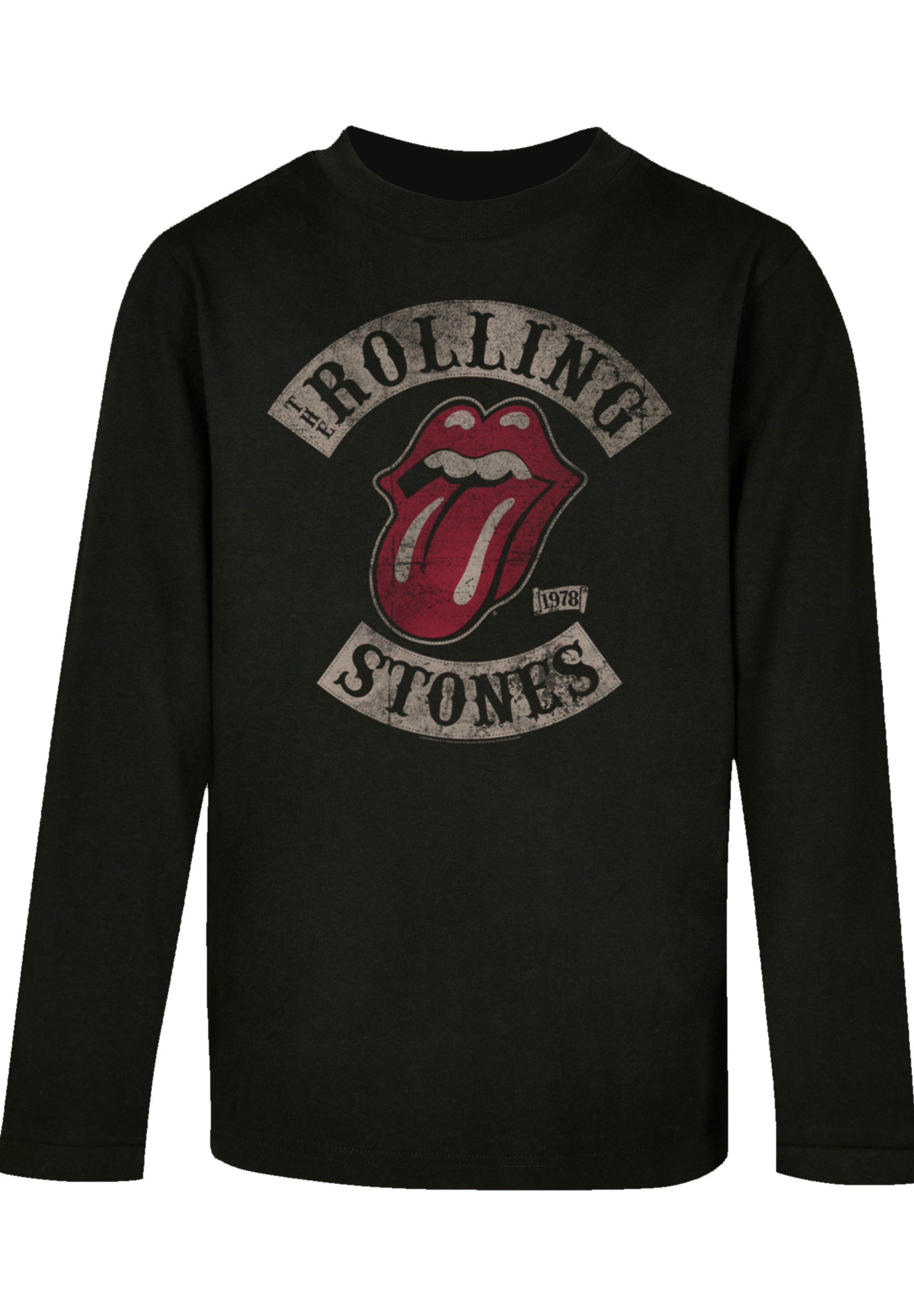 Stones Print F4NT4STIC '78 schwarz T-Shirt Tour The Rolling