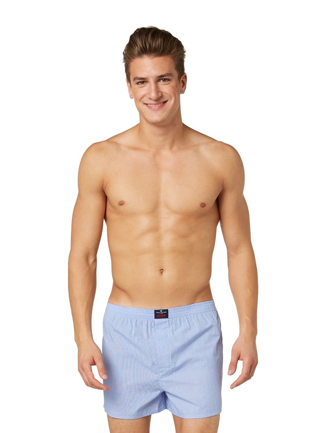 CECEBA Retro Pants Ceceba 2er-Pack Pants Übergröße Graublau/navy (Spar-Pack, 2-St., 2er-Pack