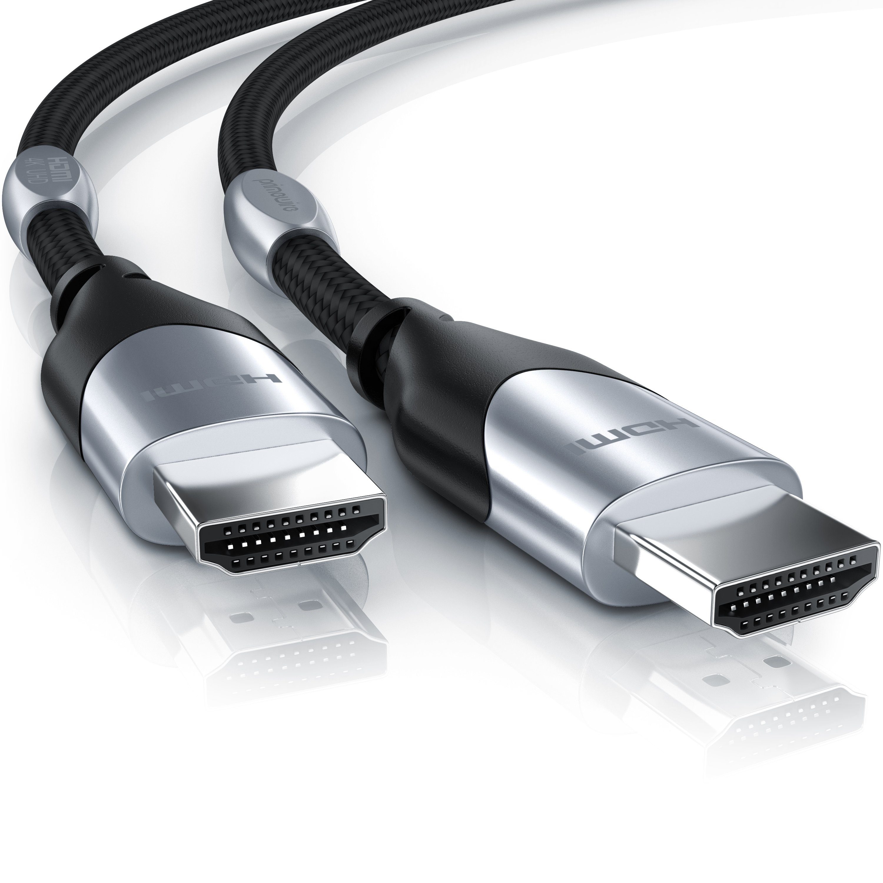 Primewire Ultra HD 4k 60Hz, 18 Gbit/s, 3D, ARC, CEC, HDCP, HDR - 1,5m HDMI-Kabel, 2.0b, HDMI Typ A (150 cm), ideal für TV, PC, Konsole und Beamer, Streaming und Gaming