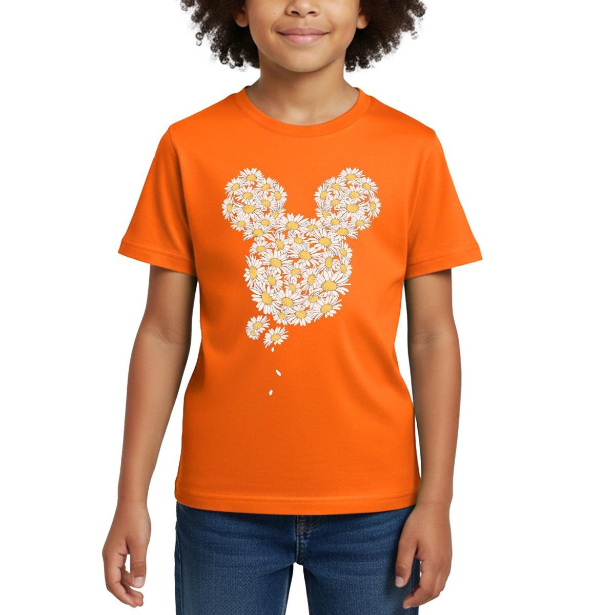 T-Shirt Mickey & Minnie Mickey Mouse Gänseblümchen Kinder T-Shirt