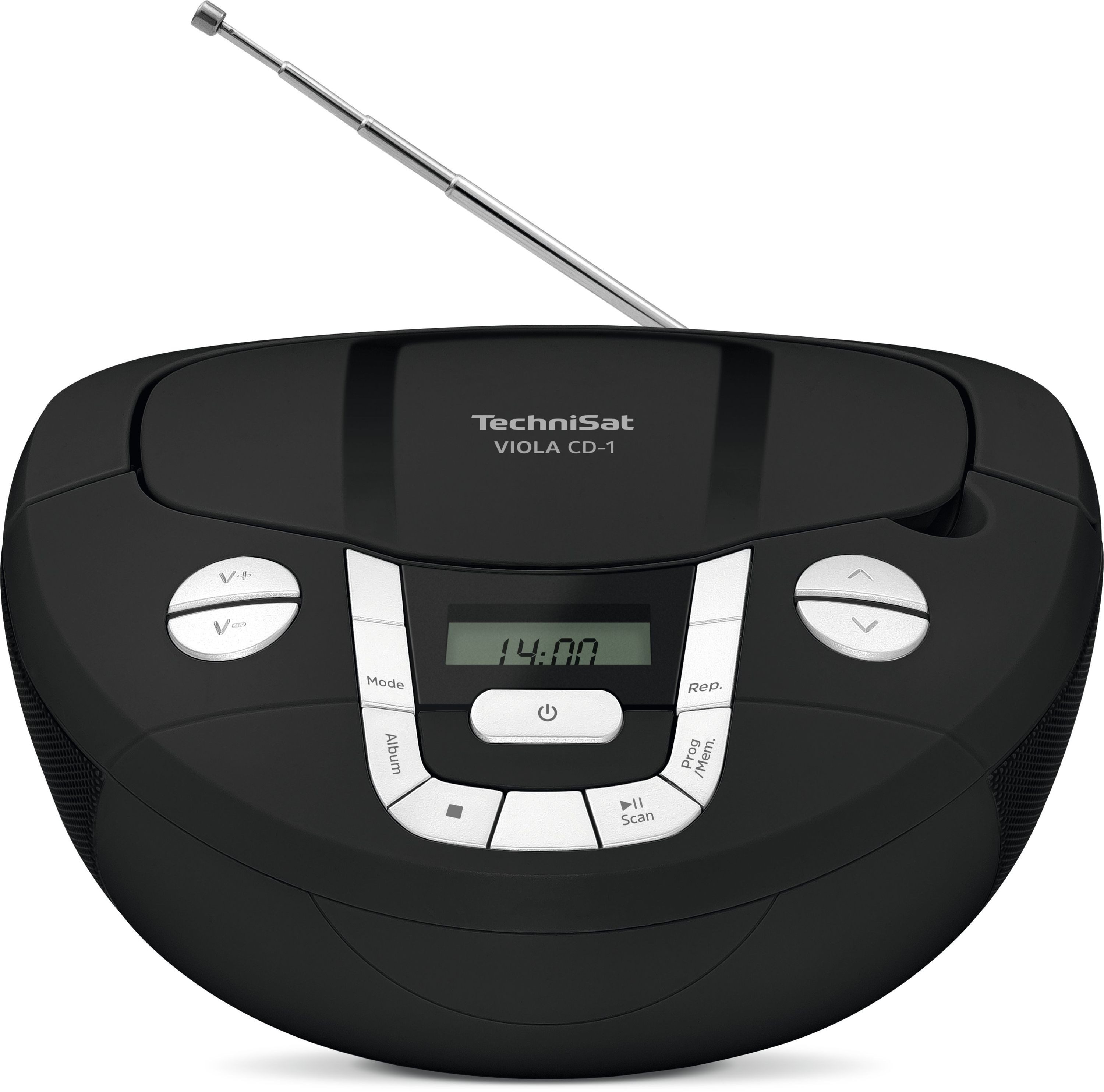 TechniSat VIOLA CD-1 UKW-Radio (FM-Tuner mit RDS, 2 W, CD-Player, Bluetooth)