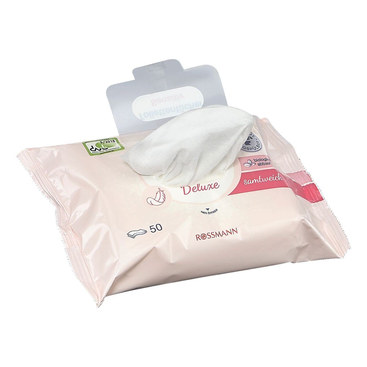 alouette feuchtes Toilettenpapier sensitiv Deluxe, extra dick mit Pflegelotion