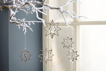 Winterliche Kunstpflanze Weihnachtsdeko Ast, my home, Höhe 78 cm, Dekozweig, in gefrosteter Ausführung
