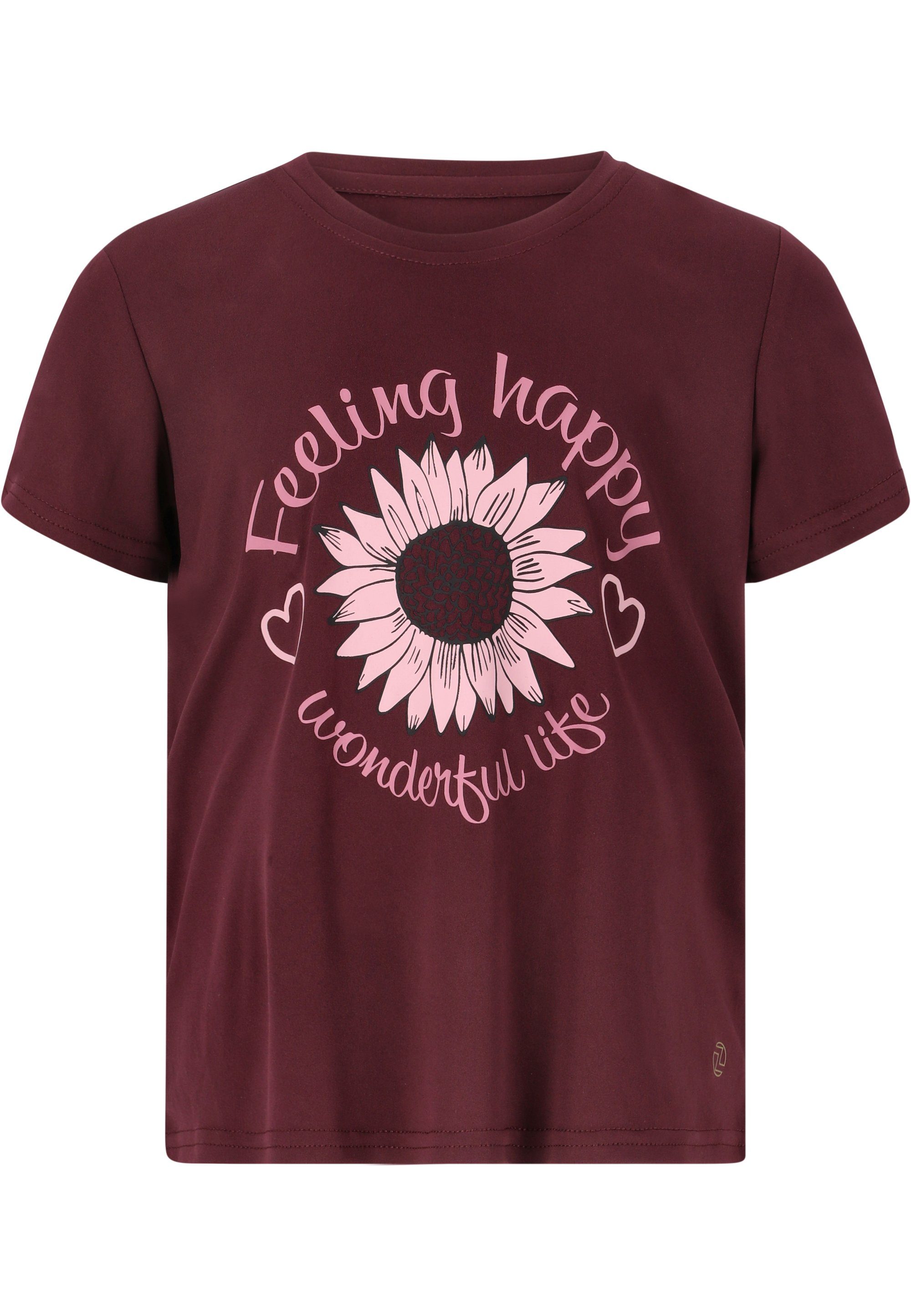 ZIGZAG T-Shirt Viola mit praktischer Quick Dry-Technologie