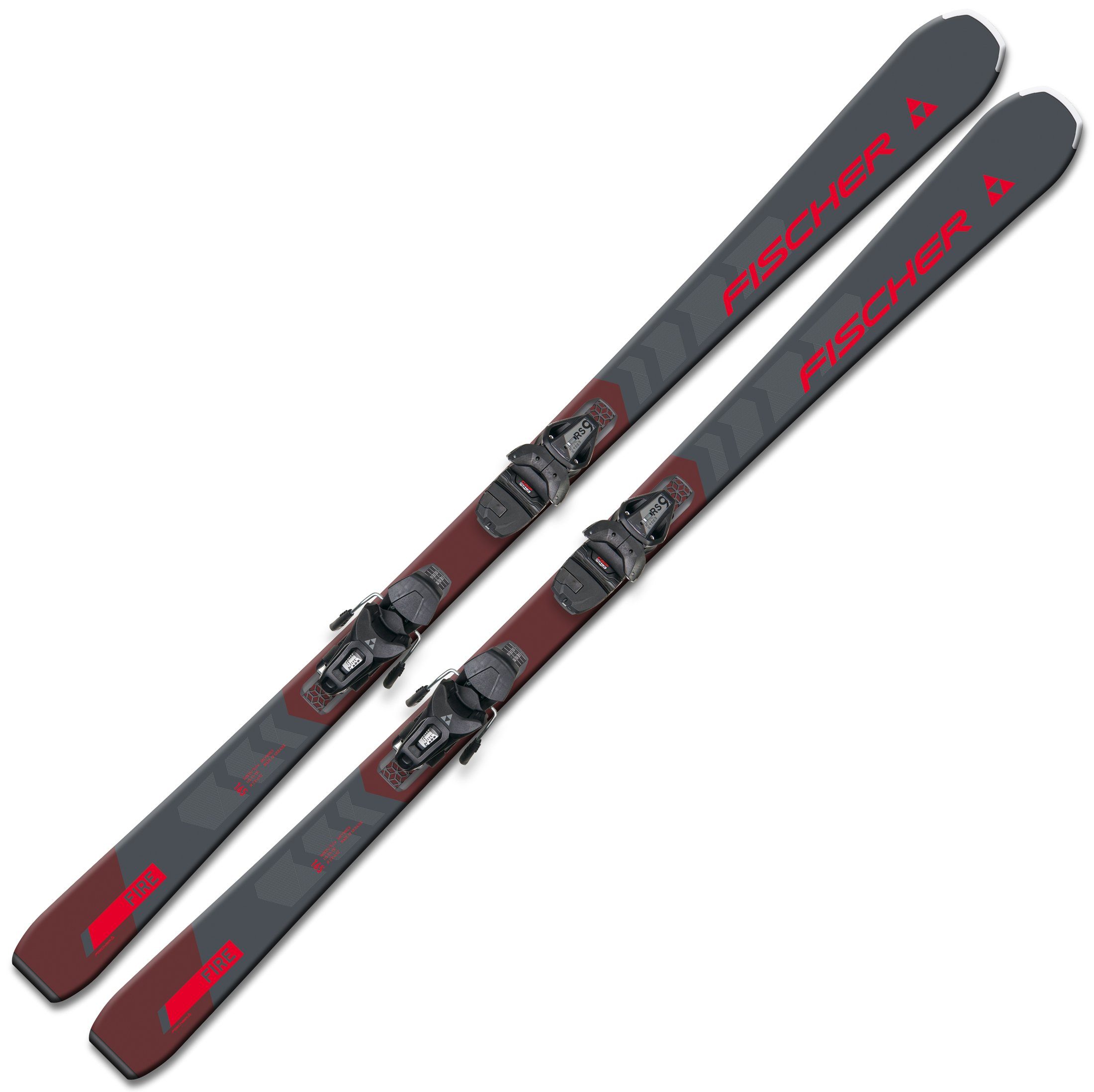 Bindung RC SLR Fischer 2024 + Sports Ski Fire SLR Ski, On-Piste-Rocker Z2,5-9 RS9 Fischer