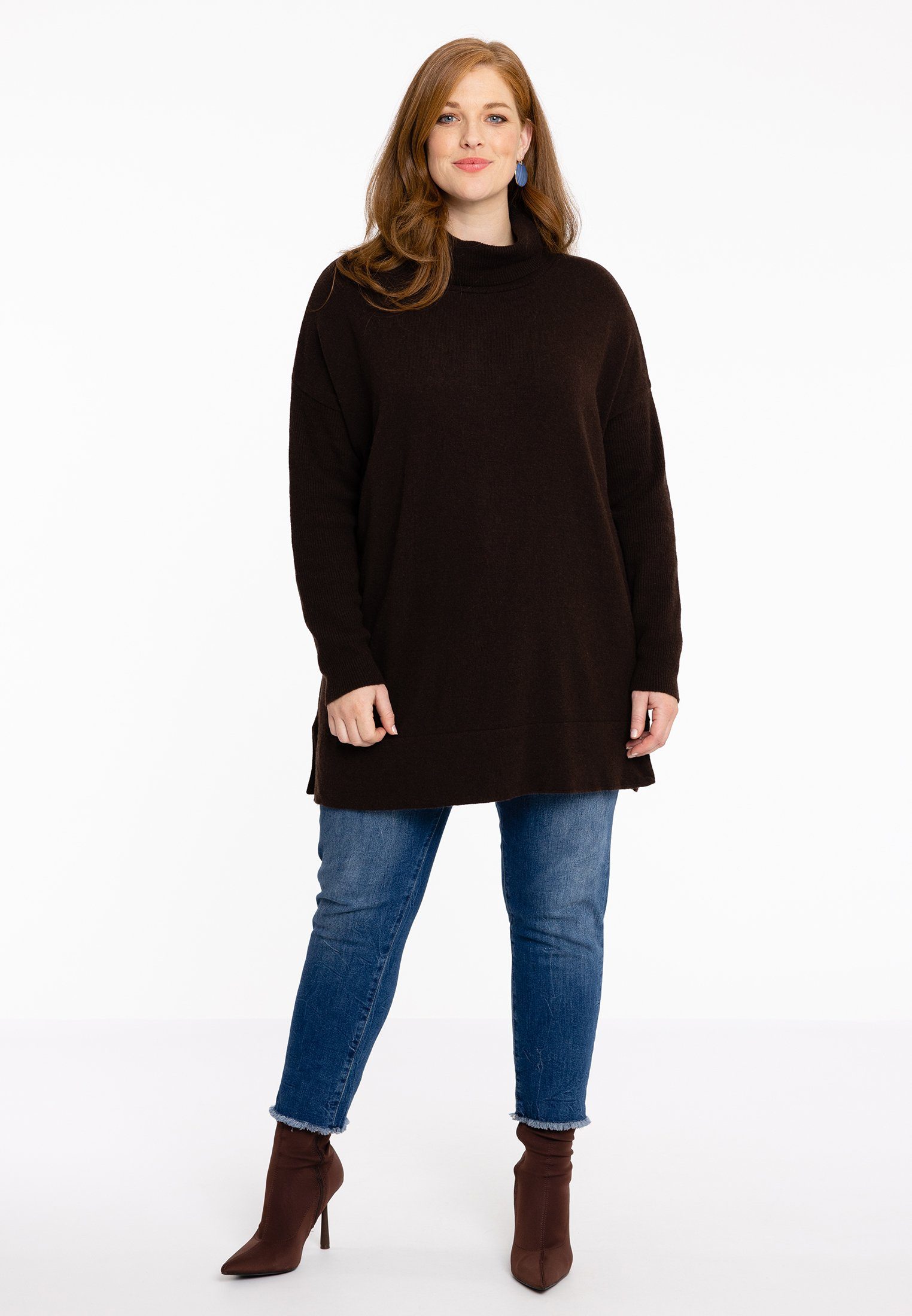 YOEK Longpullover Damen Pullover Große Größen günstig online kaufen
