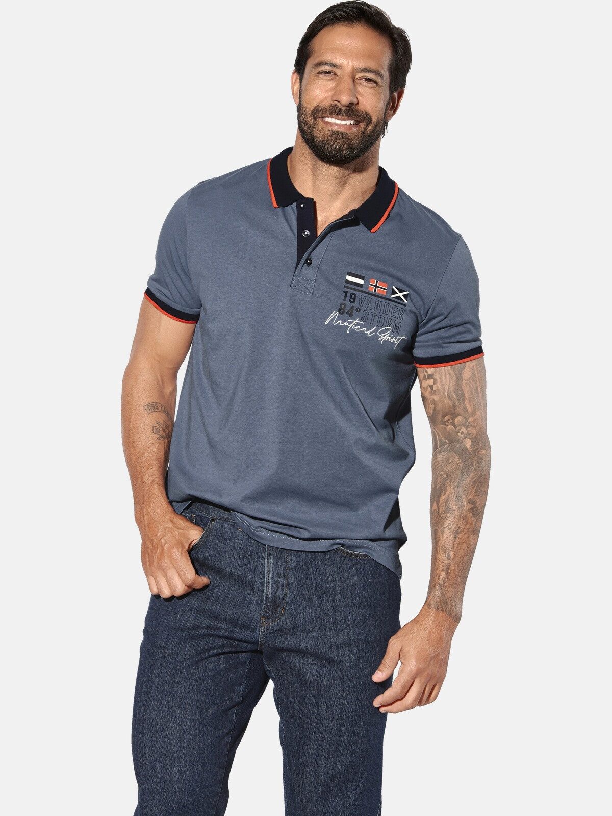 Jan Vanderstorm Poloshirt MORKLUND im Doppelpack günstig online kaufen