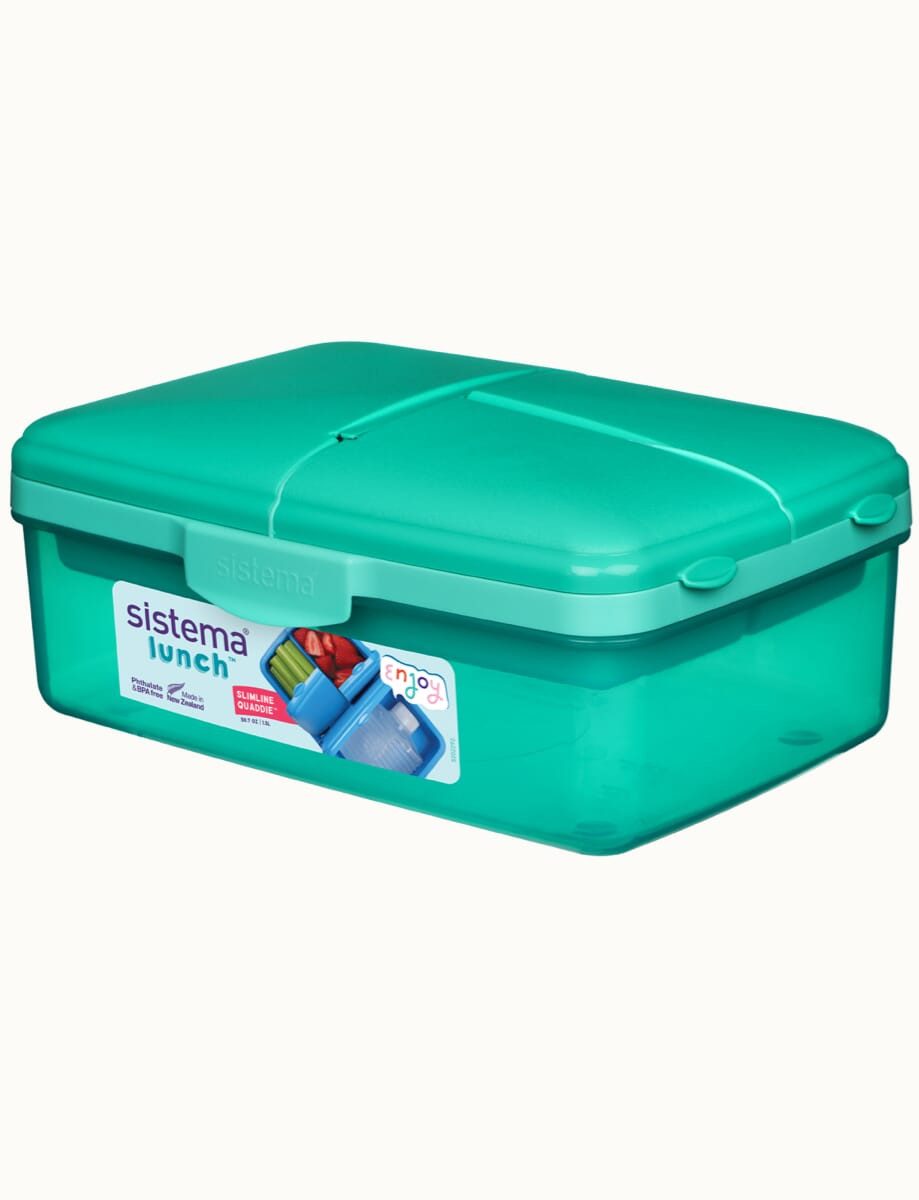 sistema Lunchbox Sistema 1,5L Quaddie Lunchbox - Teal