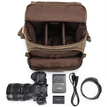 Dekorative Kameratasche Kameratasche Retro Cross Kamera Bag, Robust, Wasserdicht (1-tlg), Wasserdicht