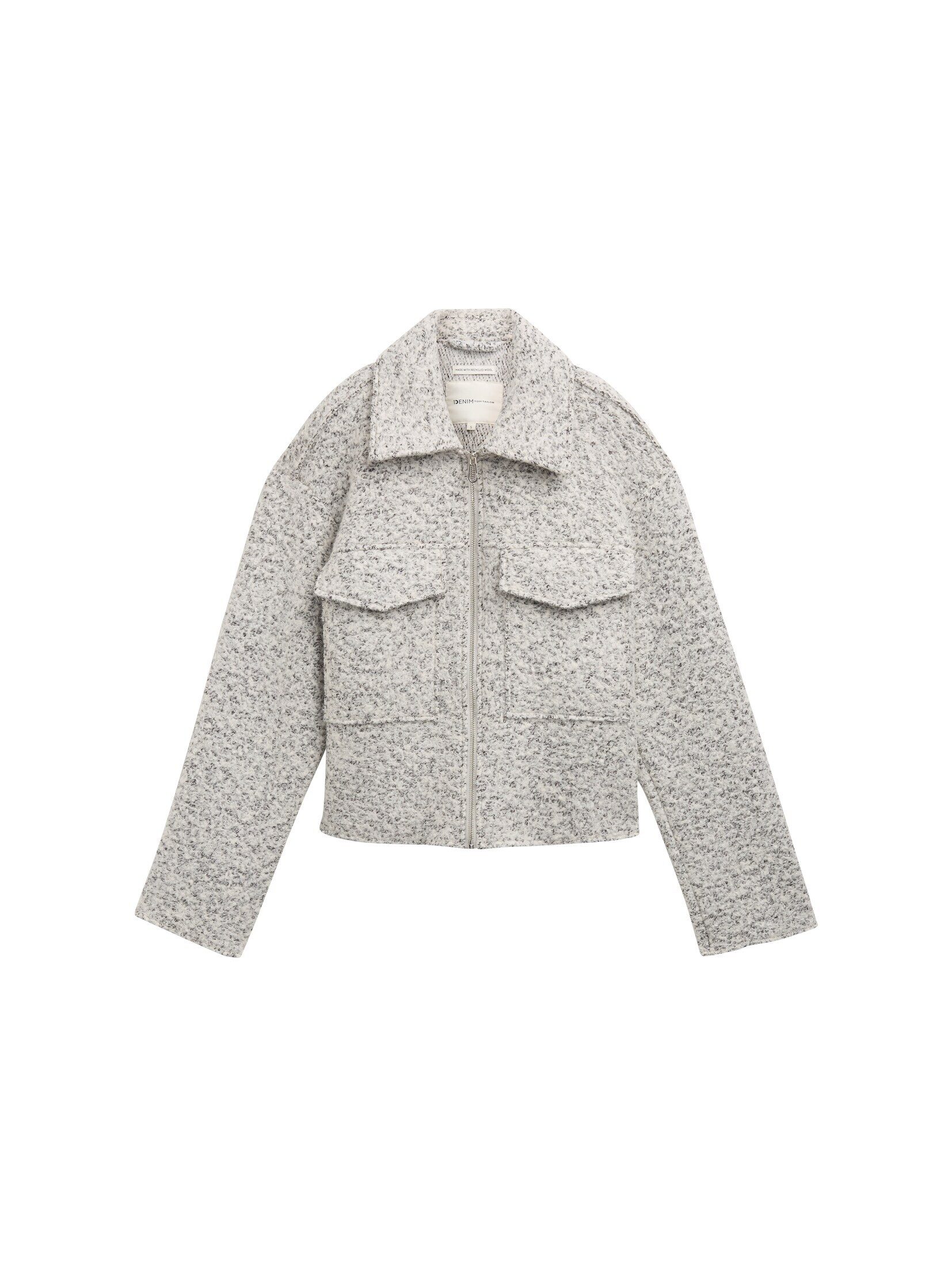 TOM TAILOR Denim Sommerjacke Bouclé-Jacke mit günstig online kaufen