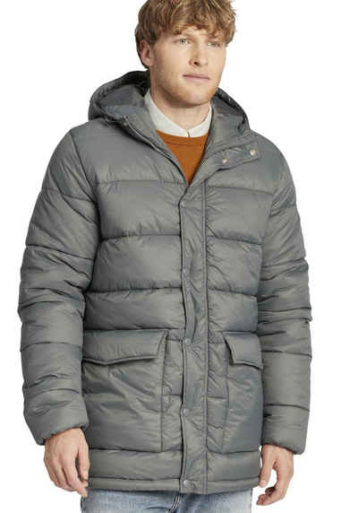 Blend Outdoorjacke BLEND Herren Winter-Parka Stepp-Jacke mit leichter Füllung Hollang Jacke Grau