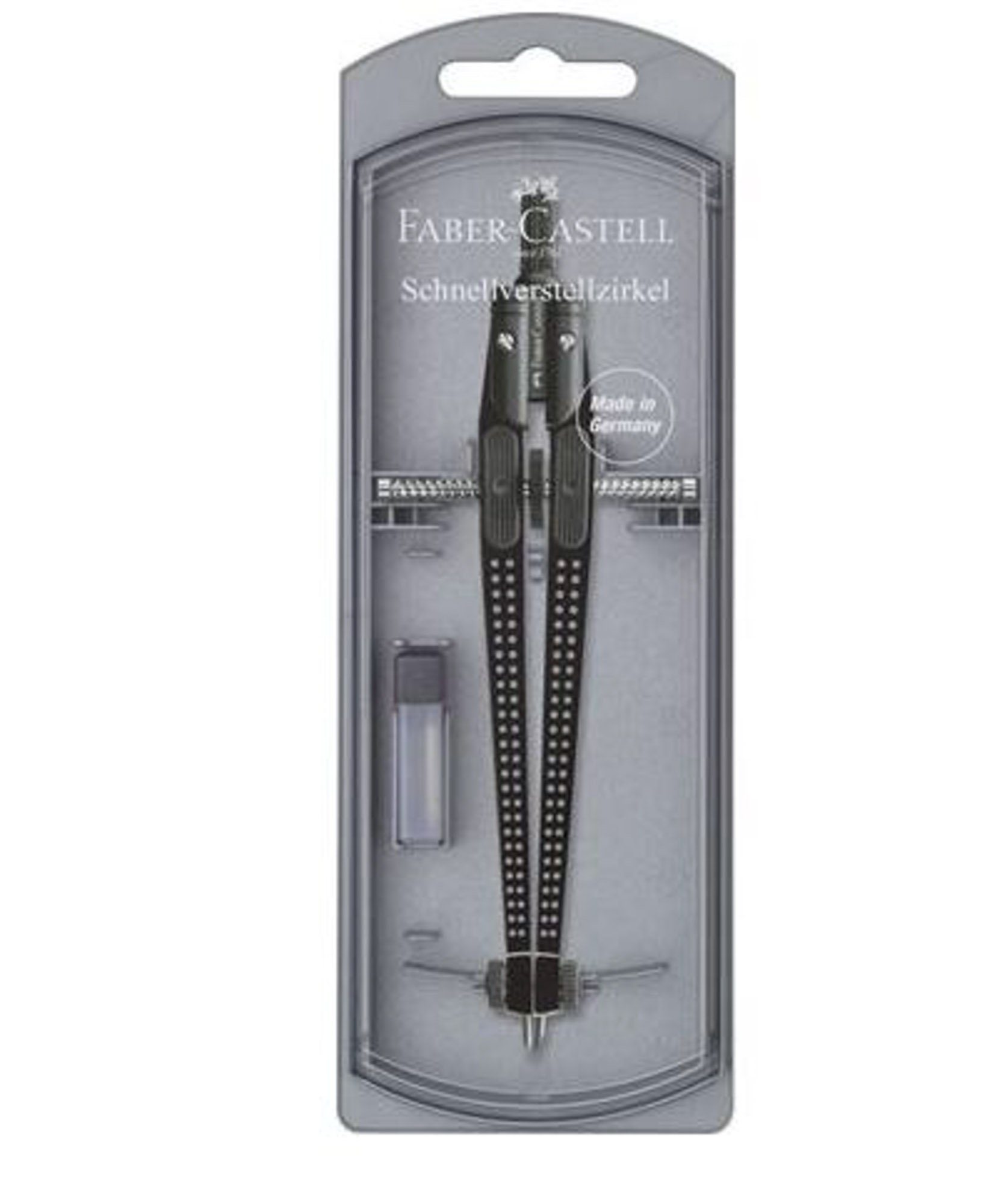 Faber-Castell Zirkel Schnellverstellzirkel Grip schwarz