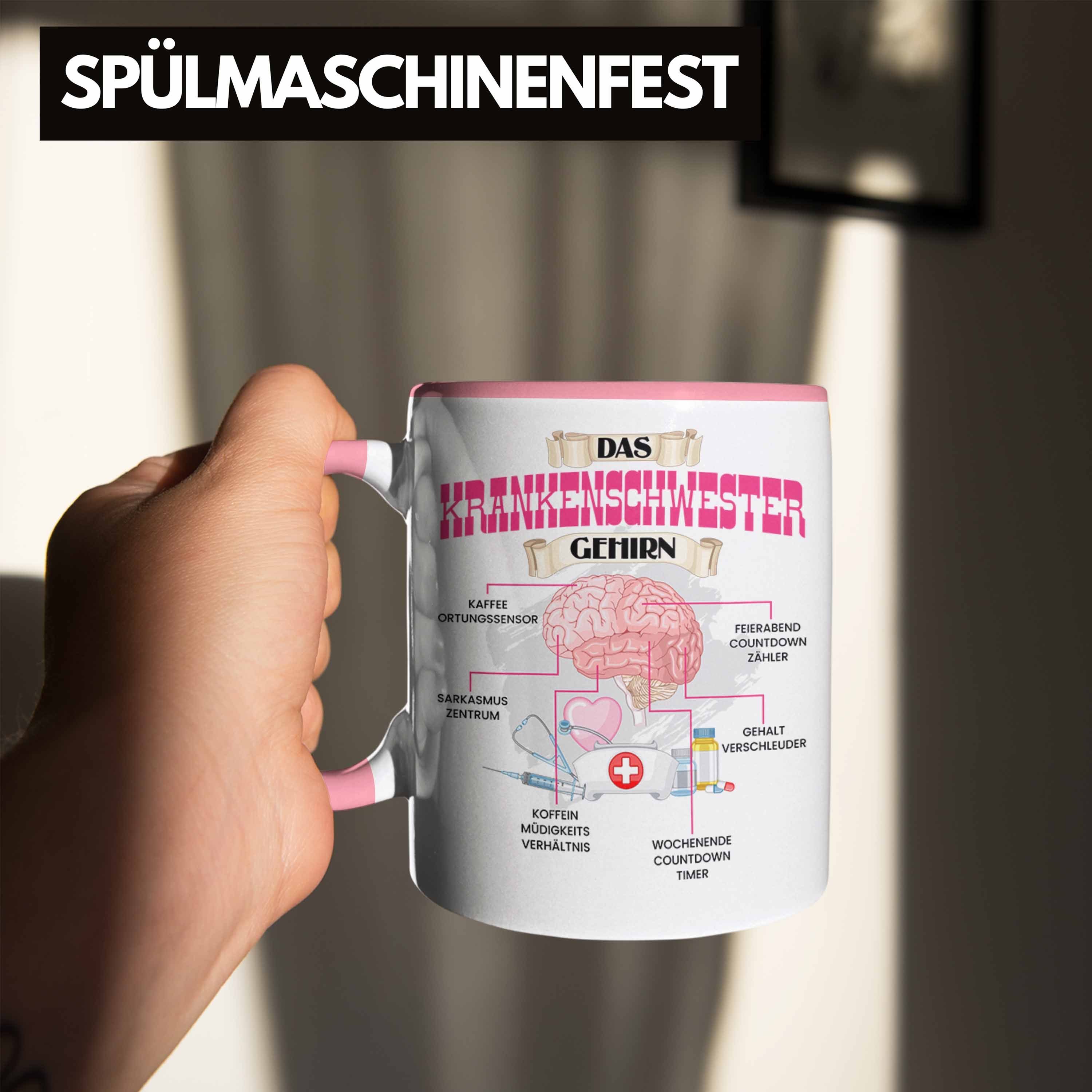 für Rosa Krankenhaus Krankenschwester Lustiges Trendation Tasse Geschenk Trendation Tasse -